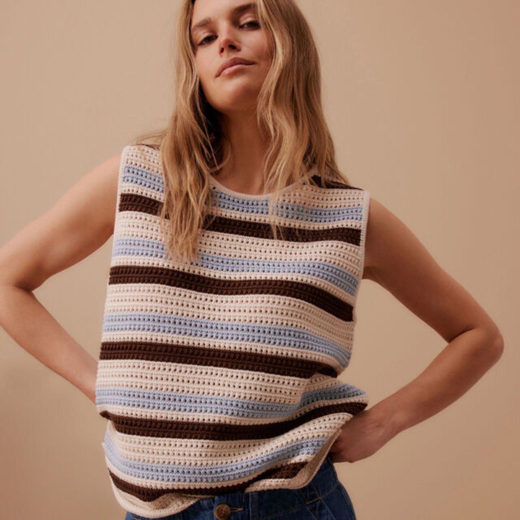 Margot Mesh Knit Tank