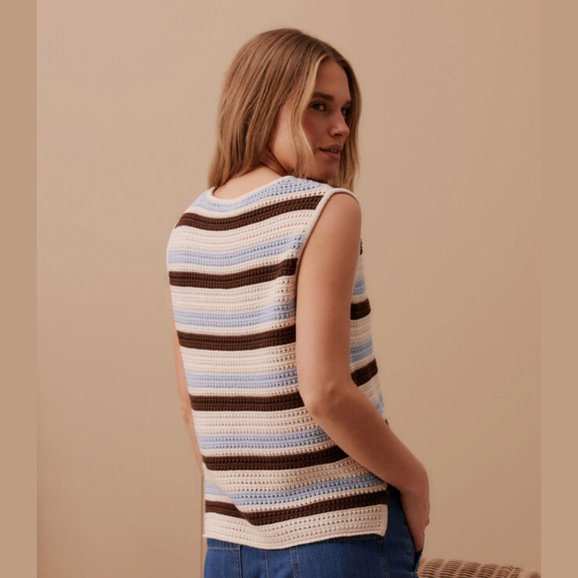 Margot Mesh Knit Tank