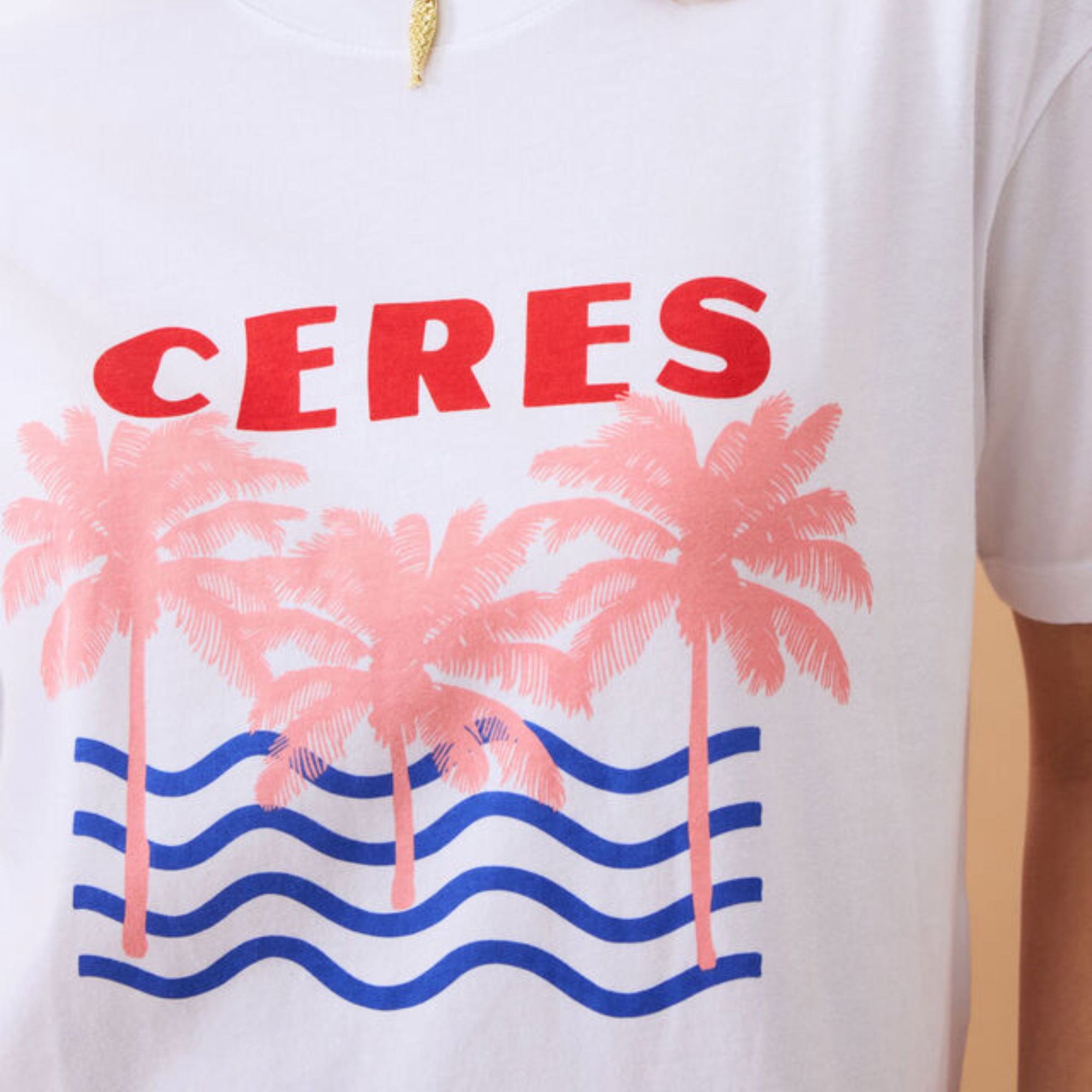 Stevie Retro Palms Print