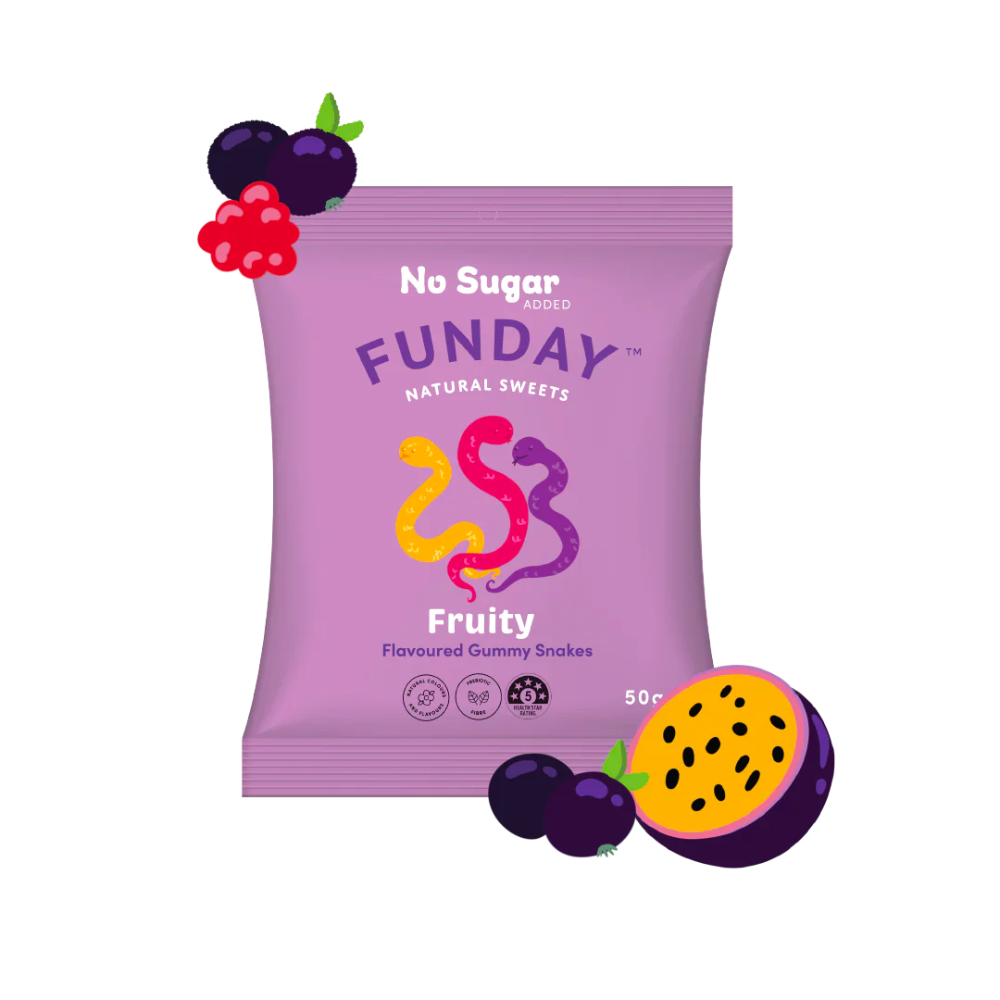Funday Fruity Gummy Snakes