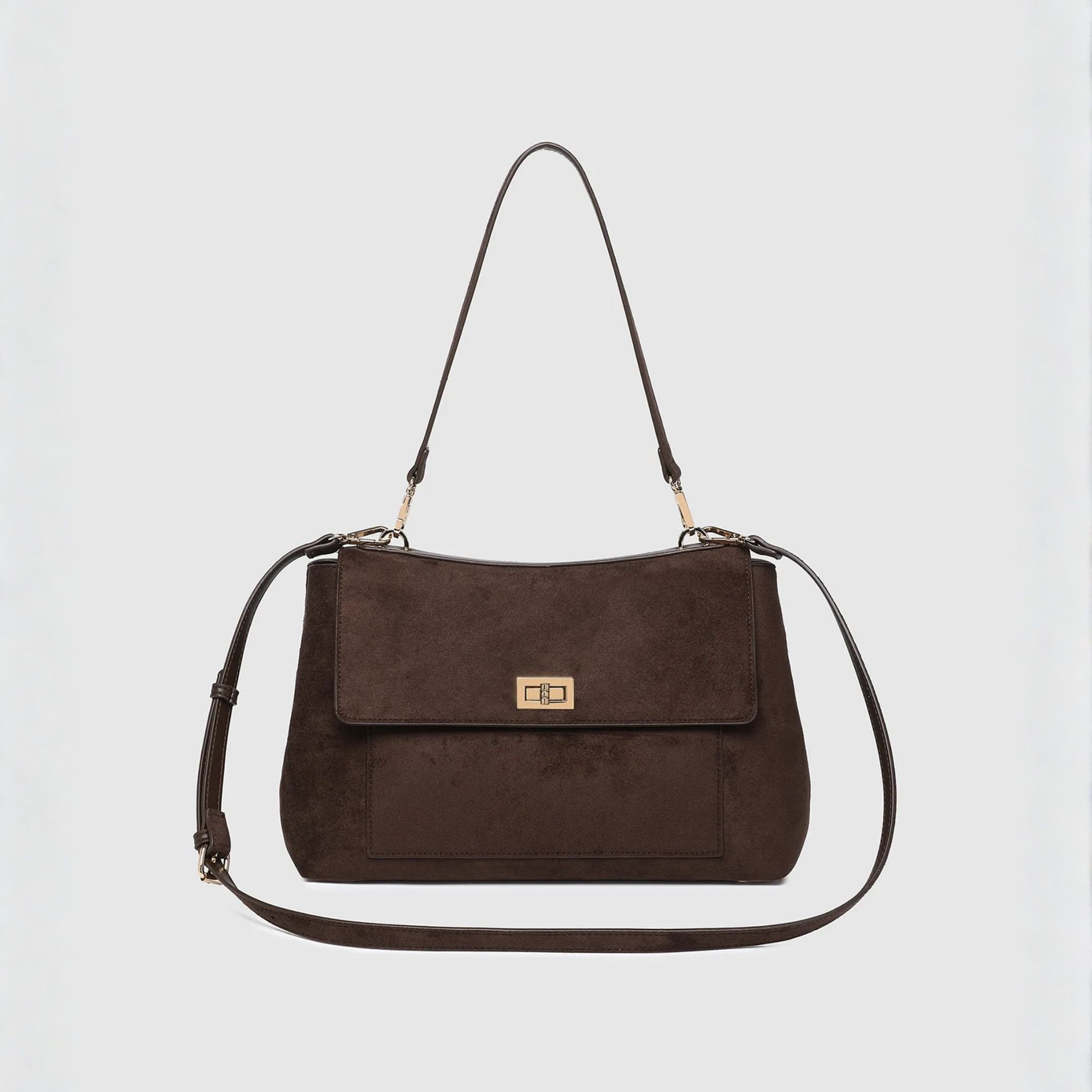 Arden Suedette Shoulder Bag