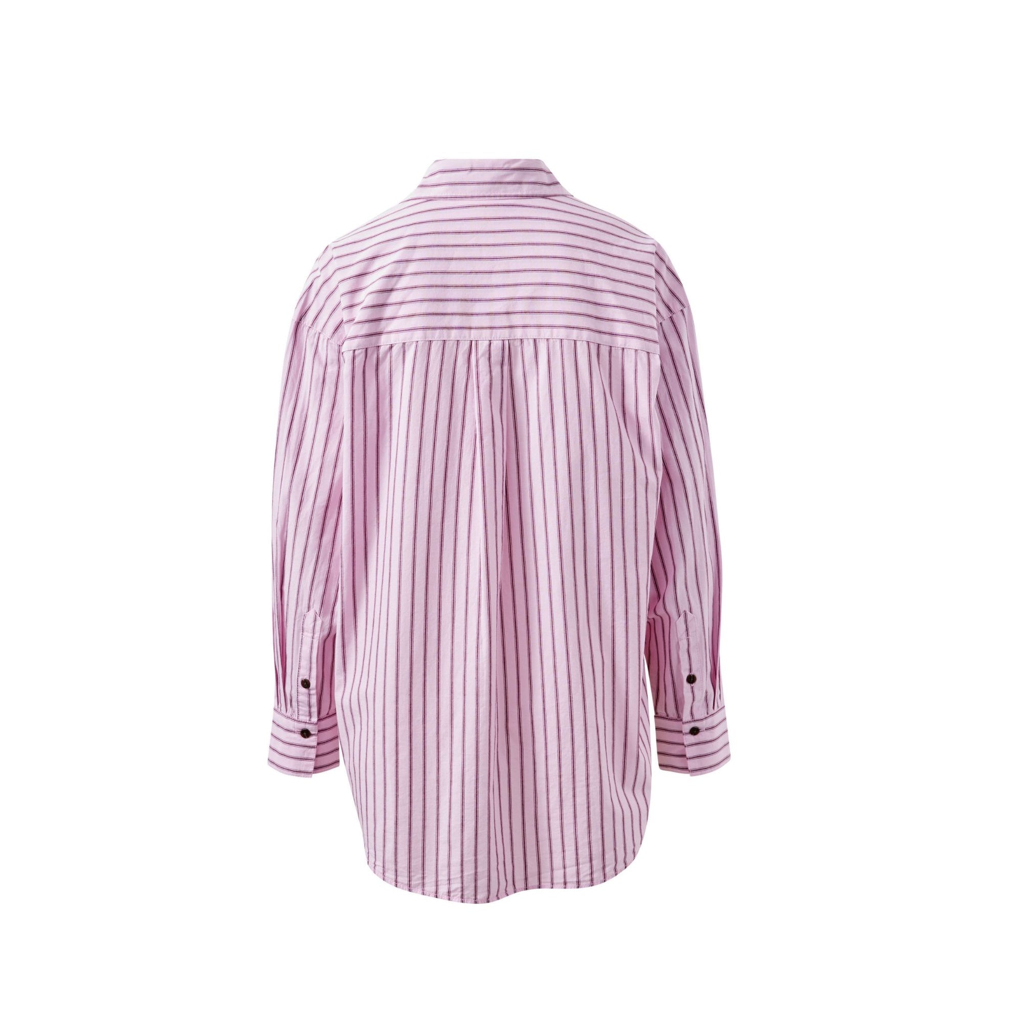 Peta Oversized Shirt Pink Stripe