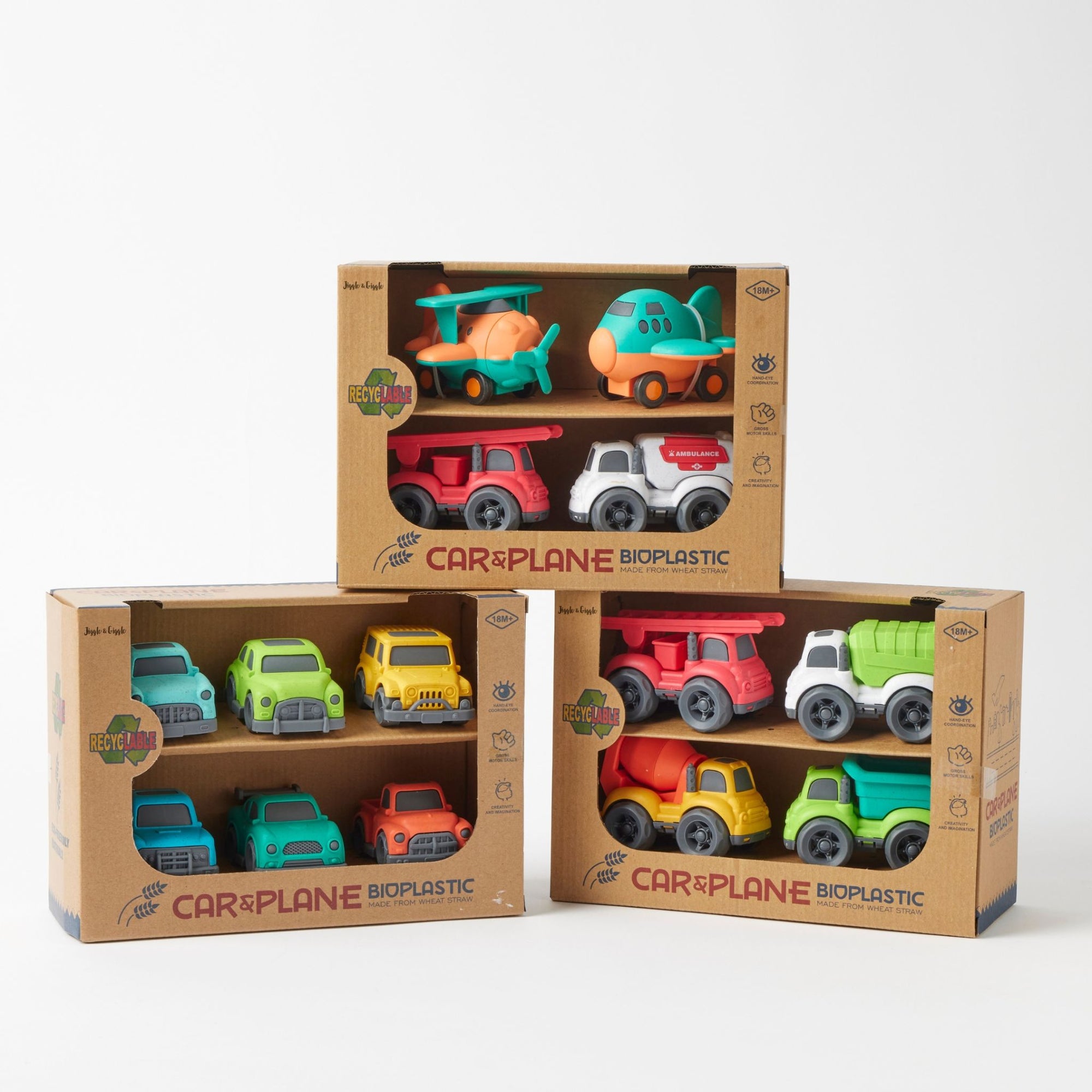 Bioplastic Car & Plane Set