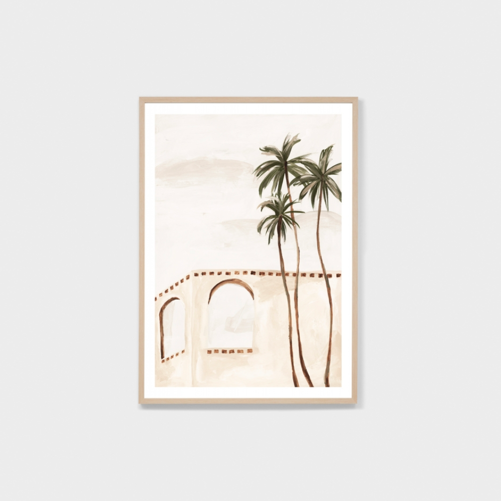 Tropical City Framed Print