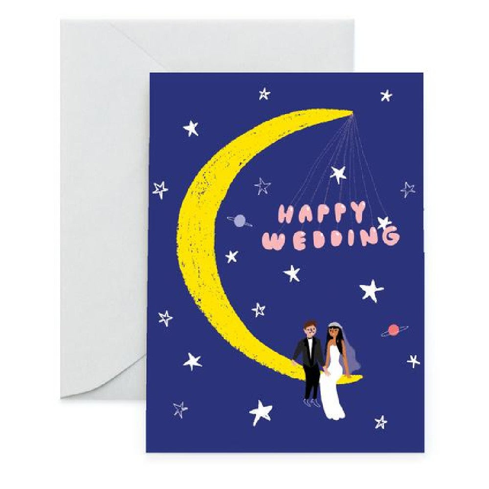 Greeting Card Moonlight Wedding