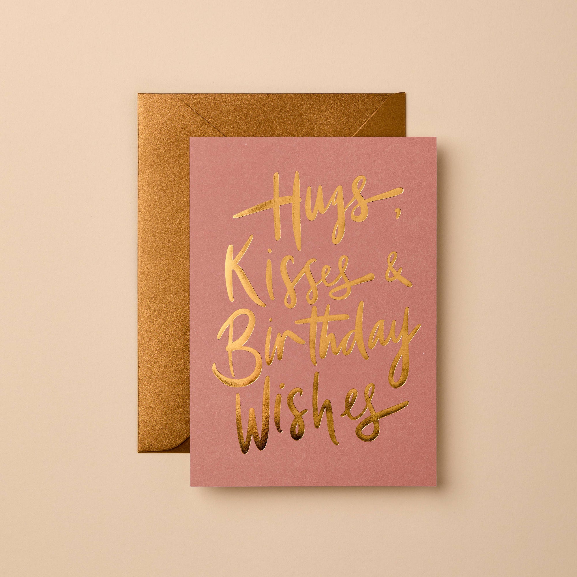 Greeting Card Hugs, Kisses & Birthday Wishes