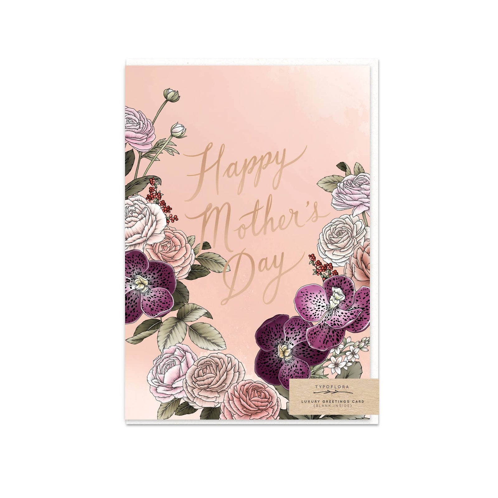 Greeting Card Orchids Mother's Day