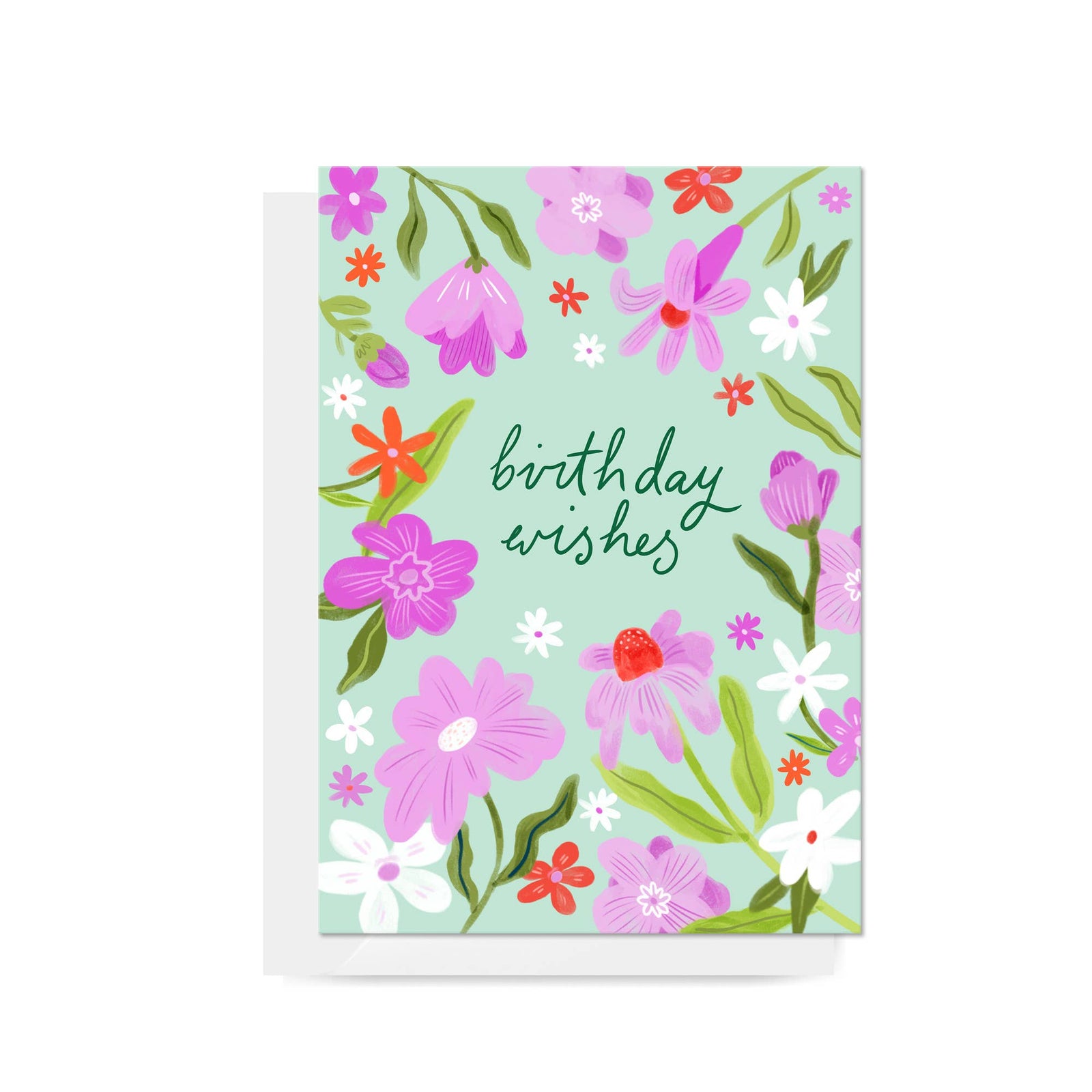 Greeting Card Spring Birthday Wishes