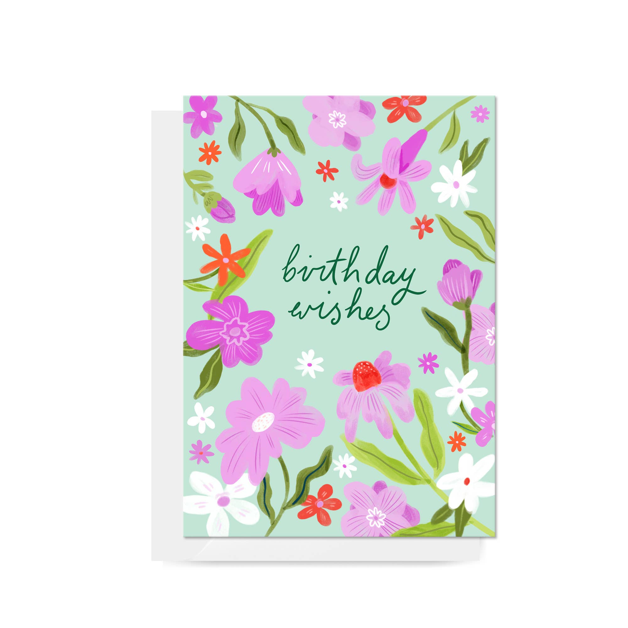 Greeting Card Spring Birthday Wishes