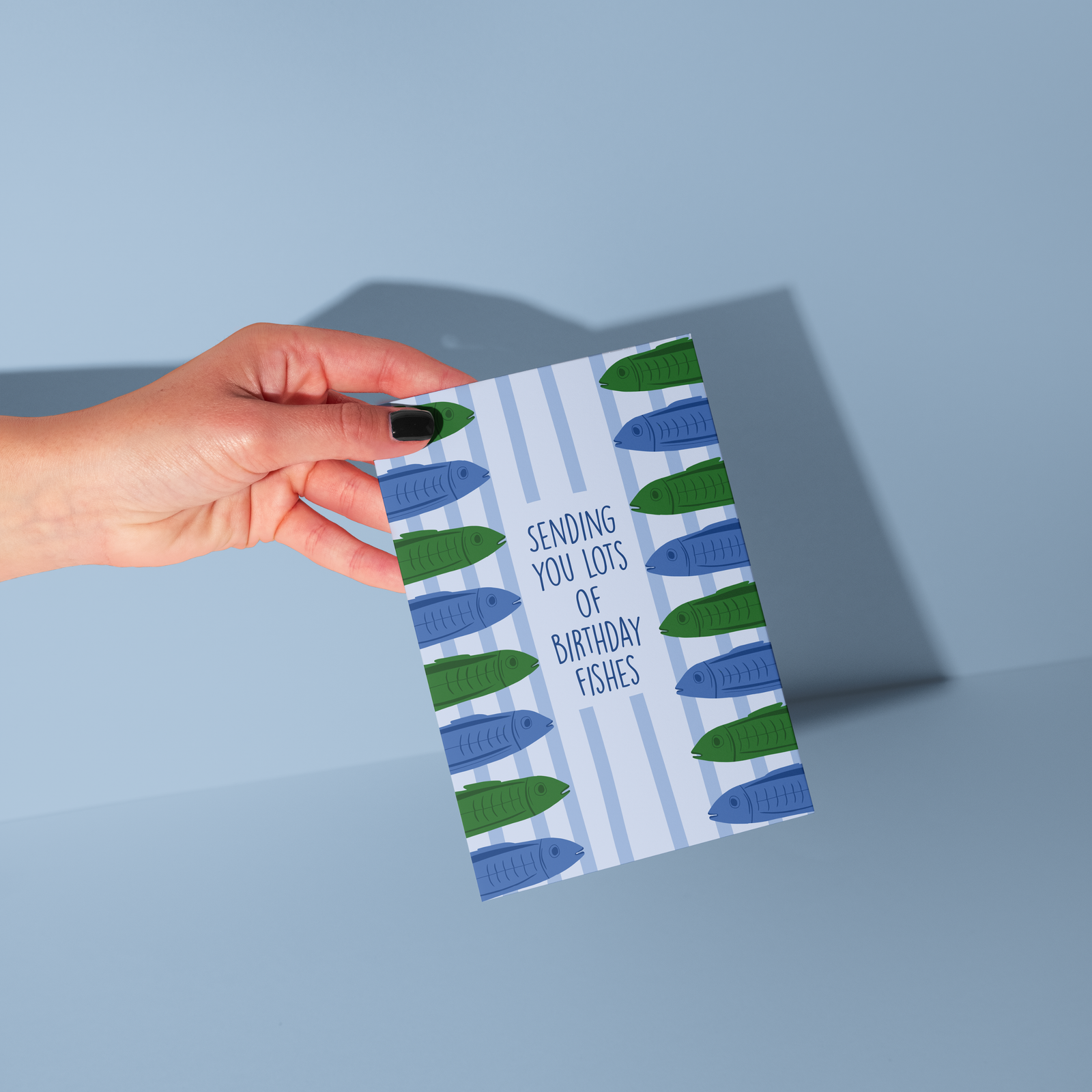 Greeting Card Birthday Fishes