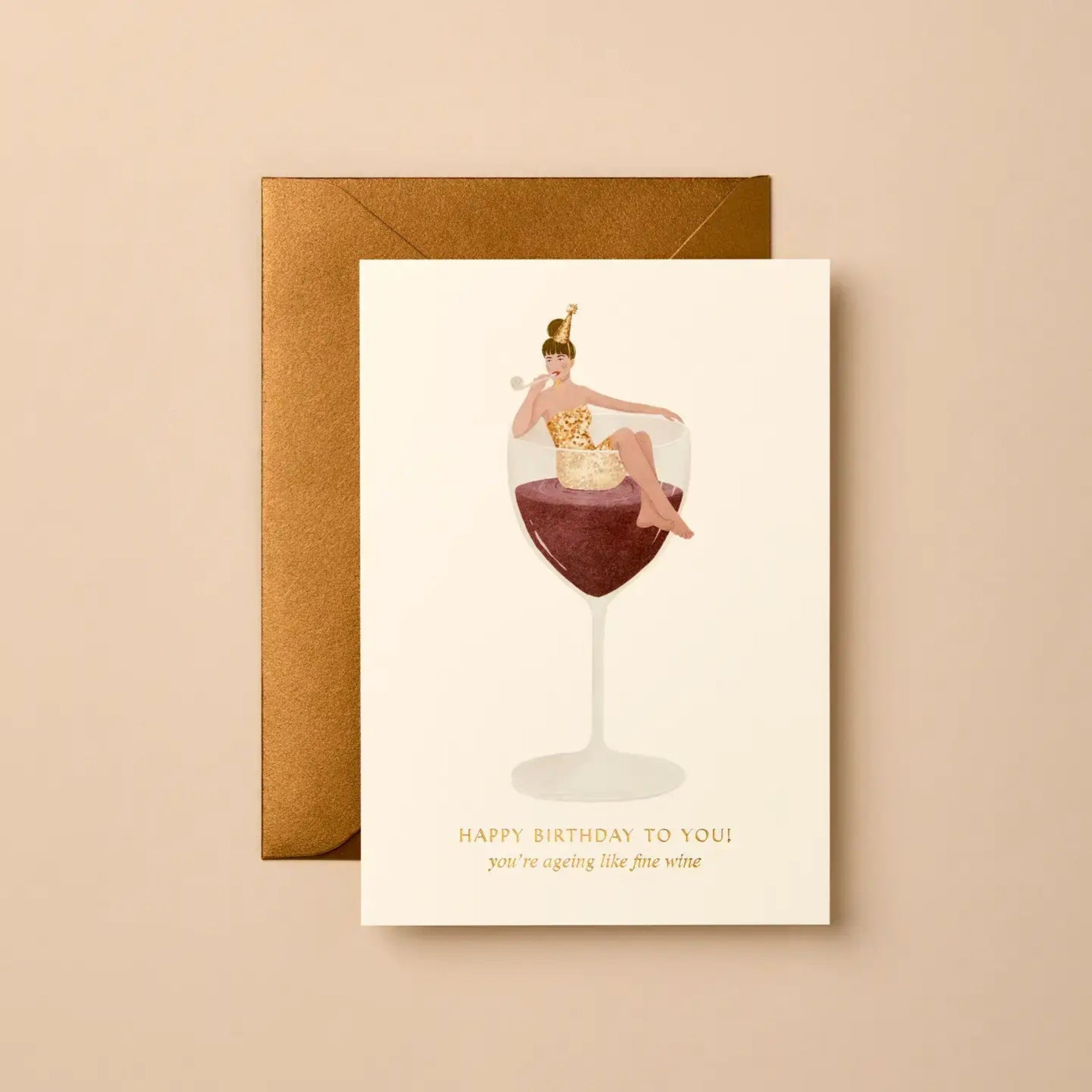 Greeting Card Birthday Foil