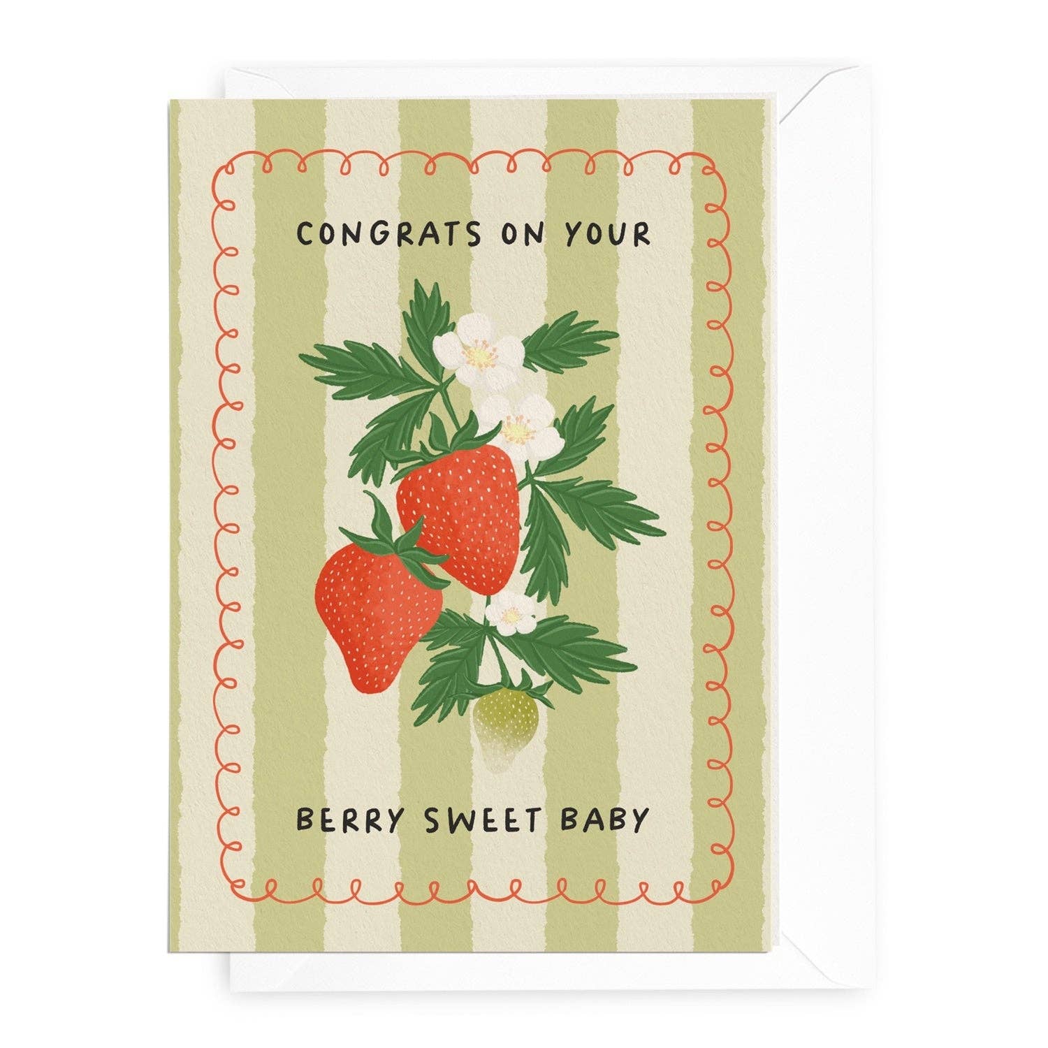 Greeting Card Berry Sweet Baby