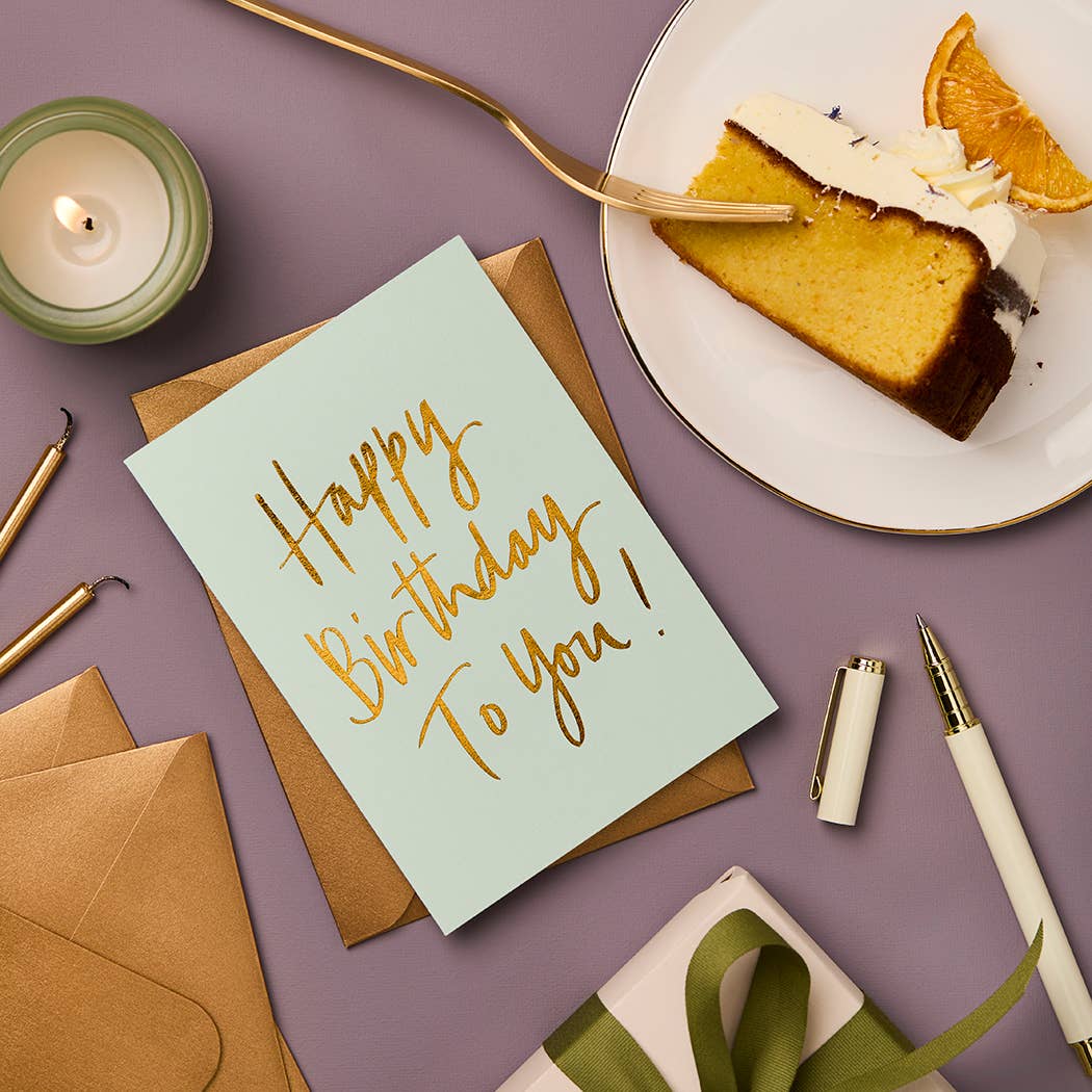 Greeting Card Happy Birthday To You