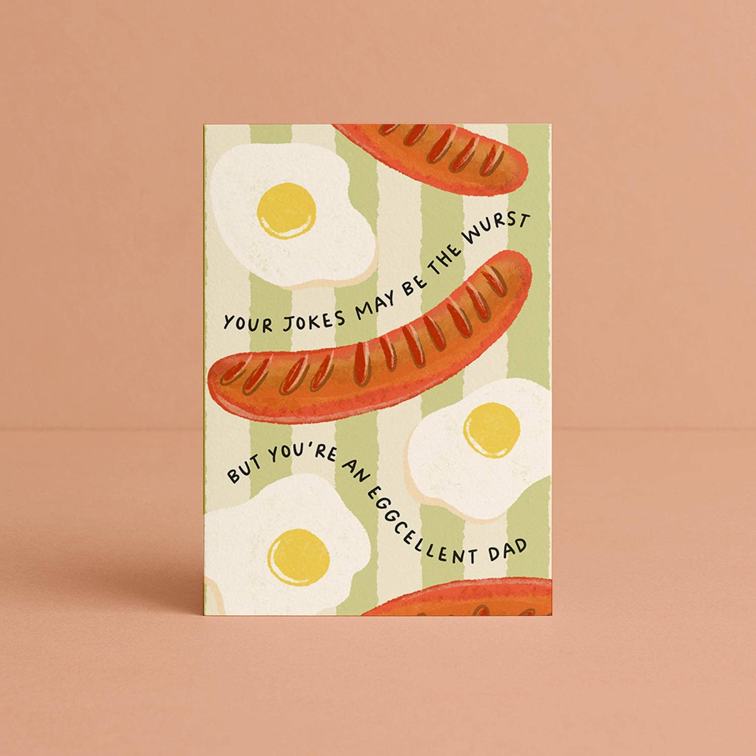 Greeting Card Wurst Jokes, Eggcellent Dad