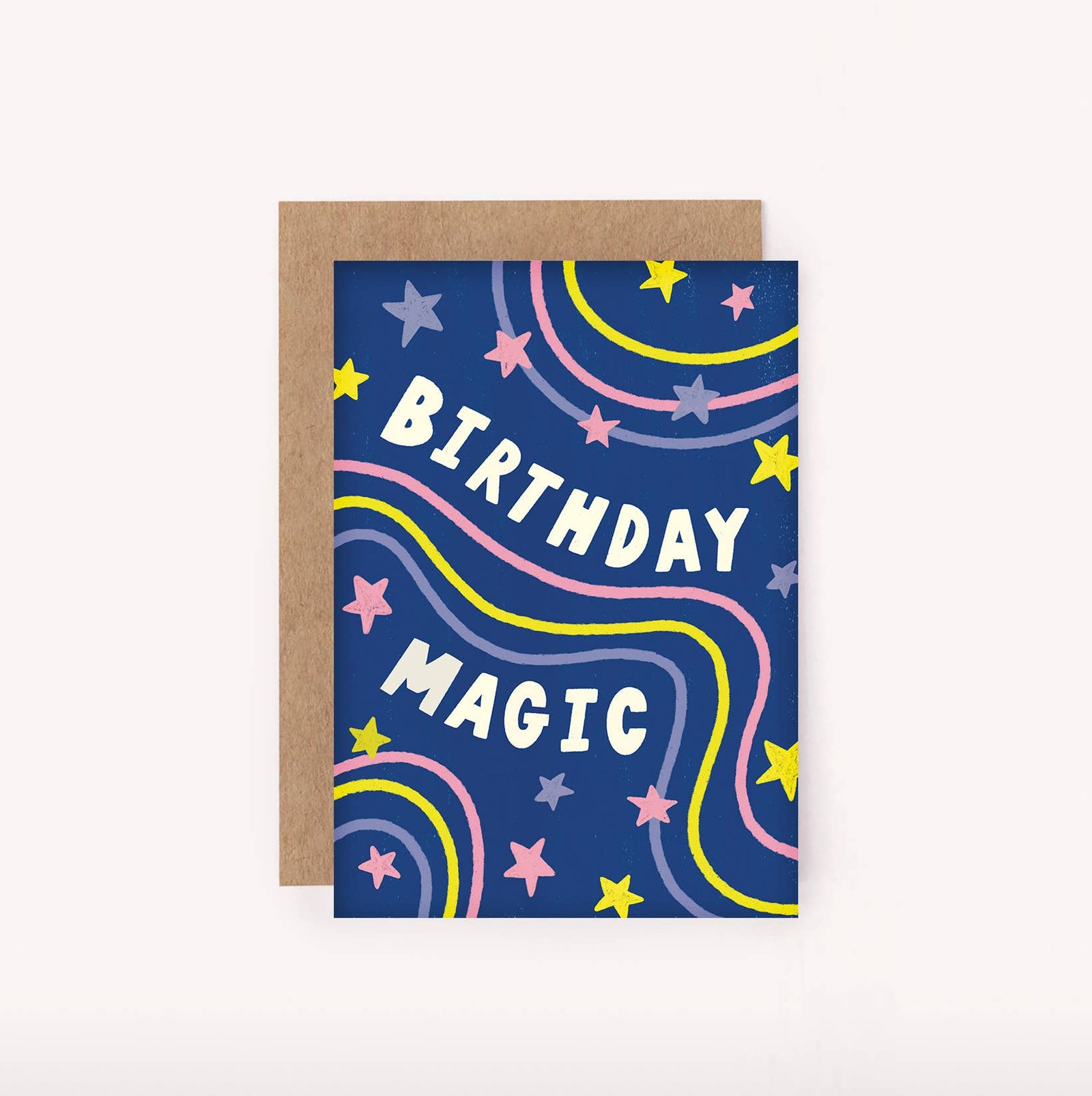 Birthday Magic Mini Card - Illustrated Bday Fun Greeting