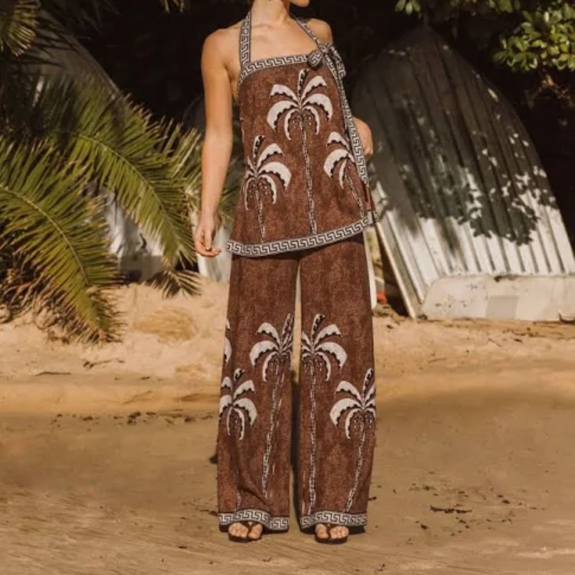 Tropical Mosaic Pant