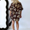 Mermaid Palm Shirt Dress