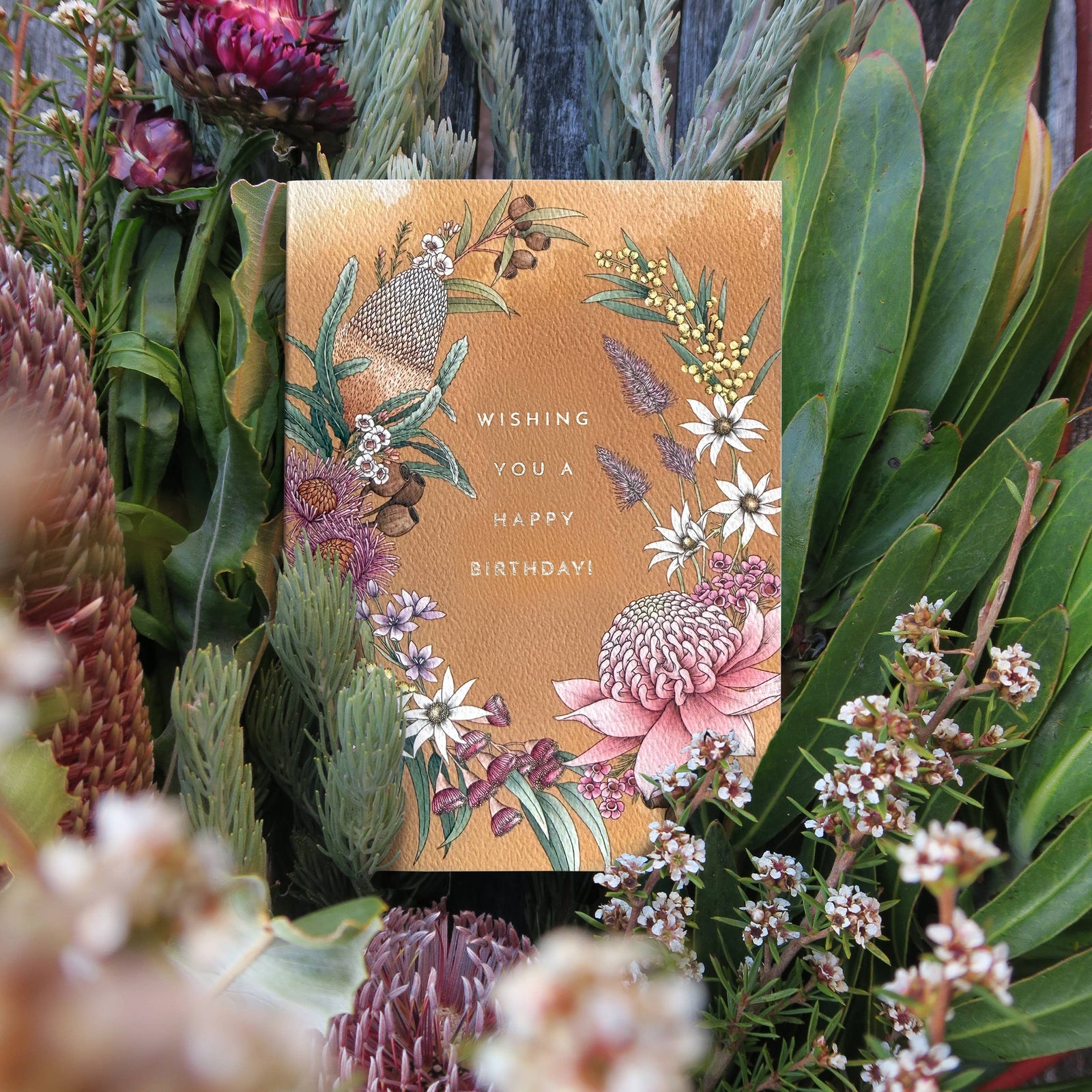 Wild Natives Birthday Card