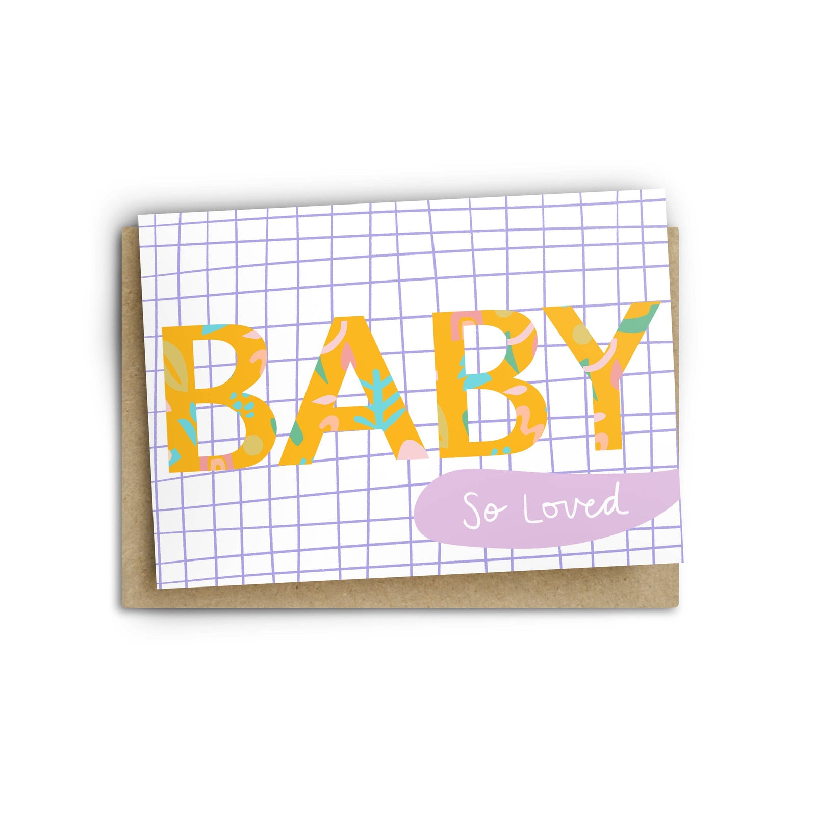 Greeting Card Baby So Loved