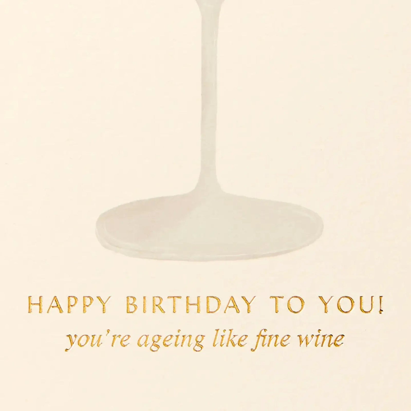 Greeting Card Birthday Foil