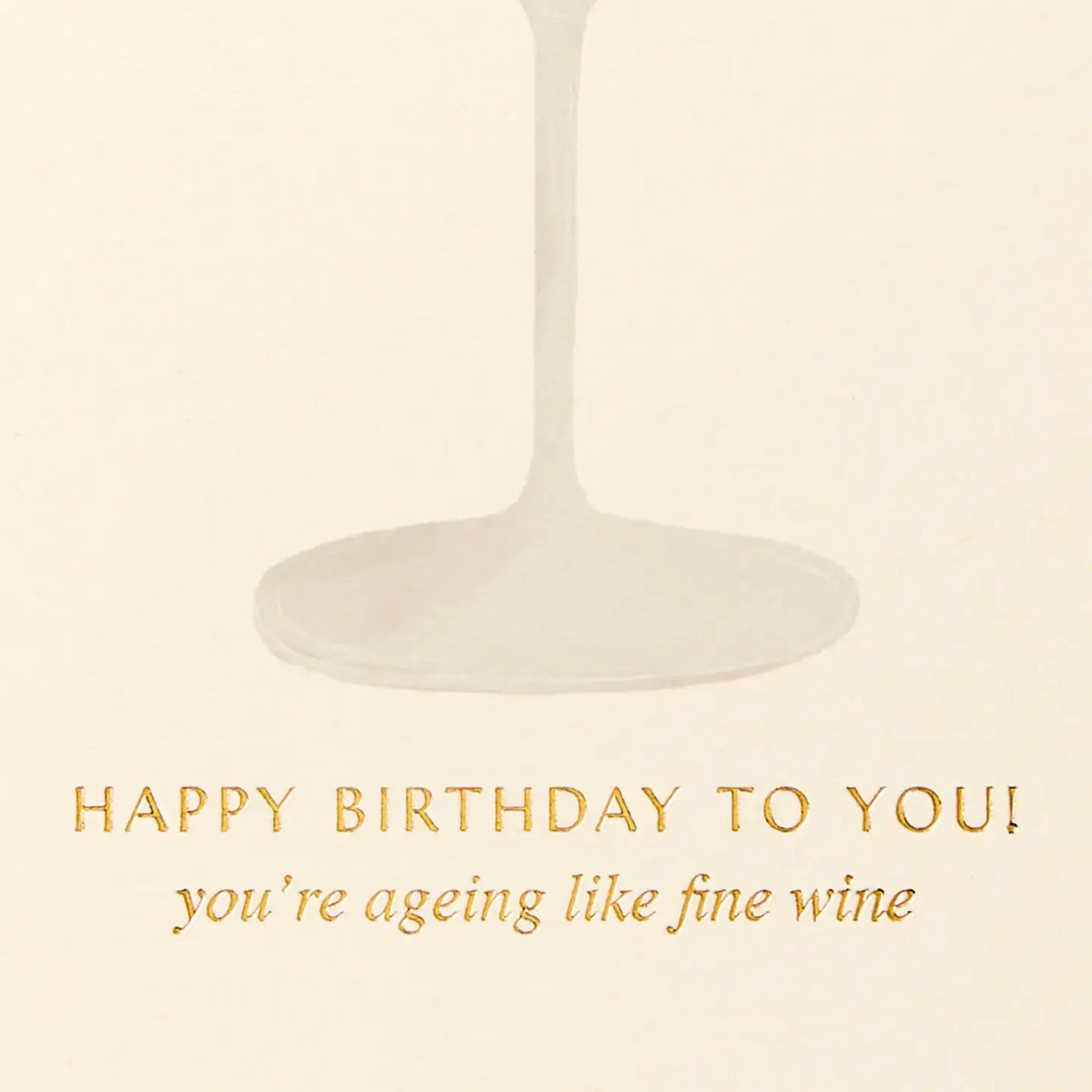 Greeting Card Birthday Foil