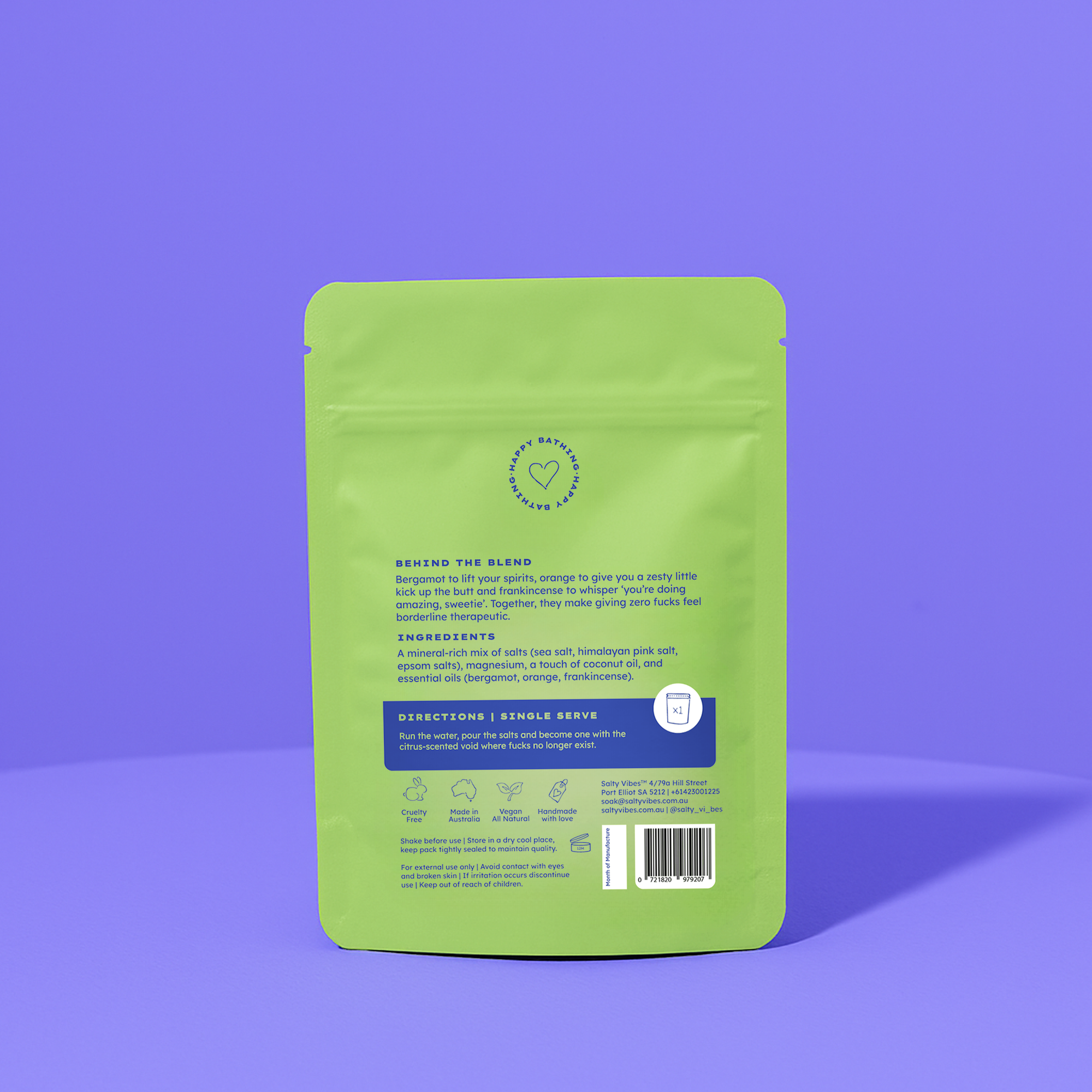Salty Vibes Bath Salts Zero F's