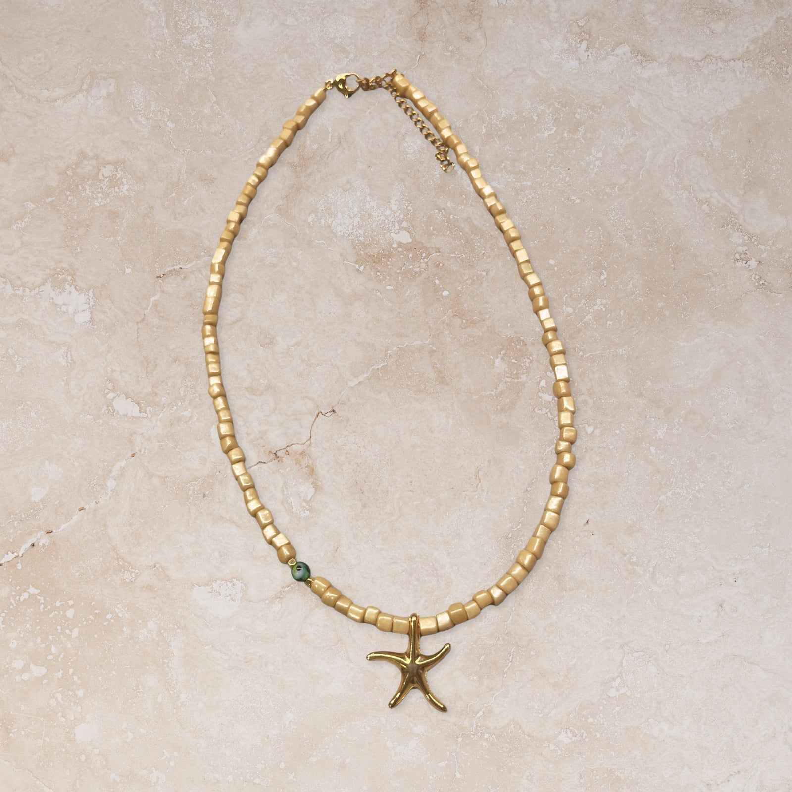 Sandy Starfish Necklace