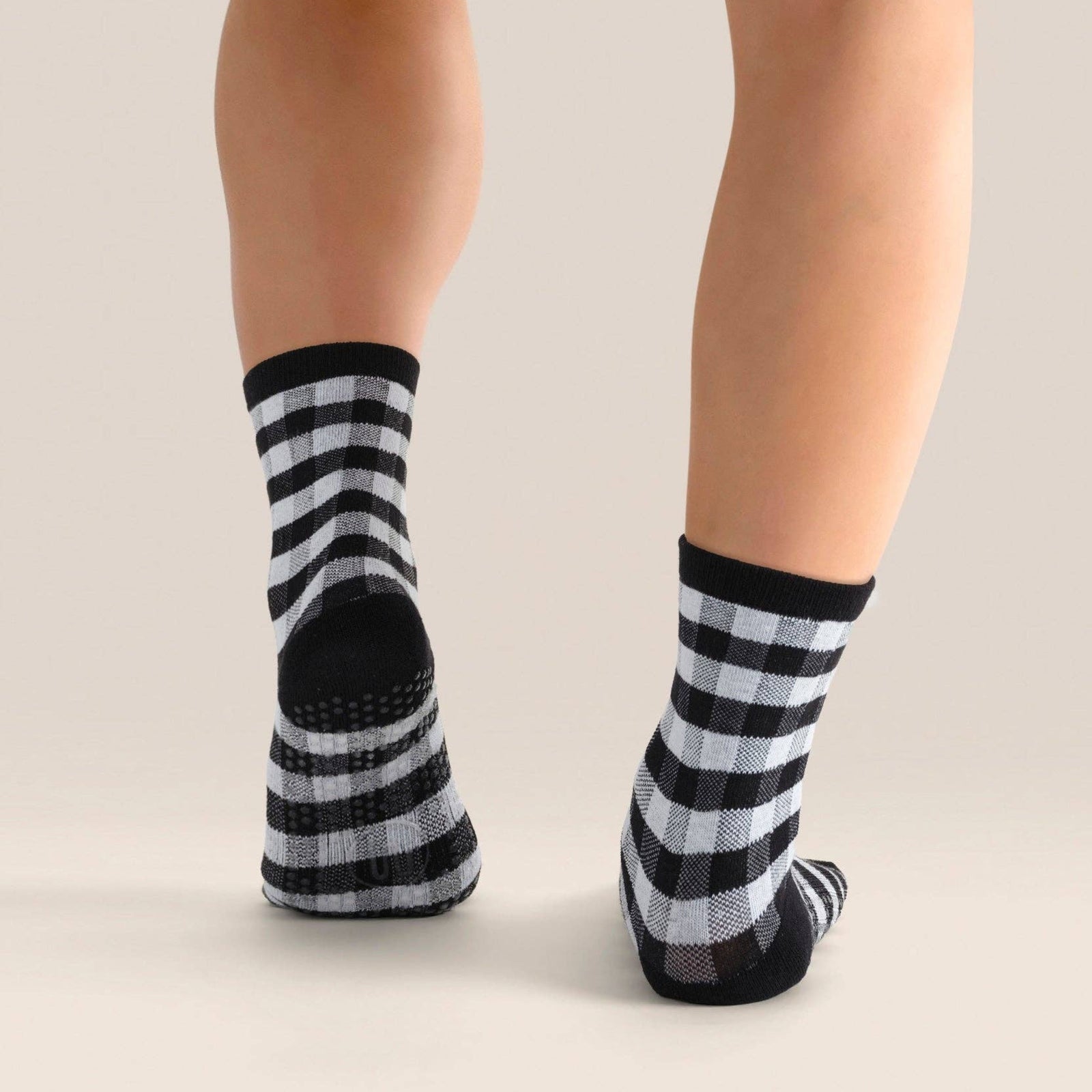 Crew Grip Socks Monochrome Gingham