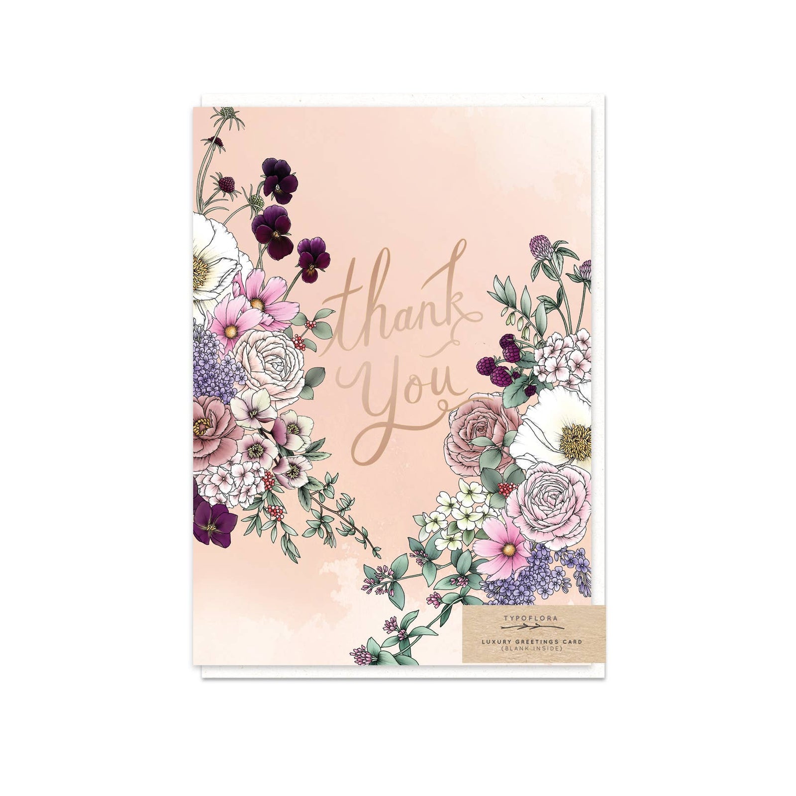 Roses Thank You Card