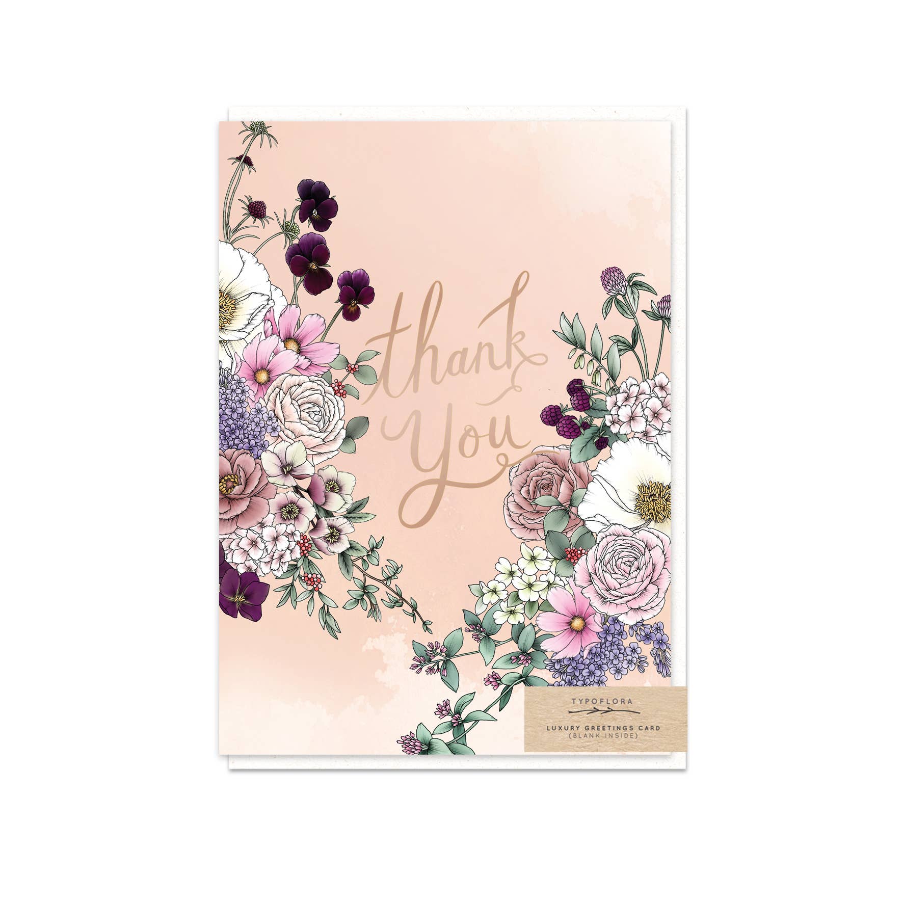 Roses Thank You Card