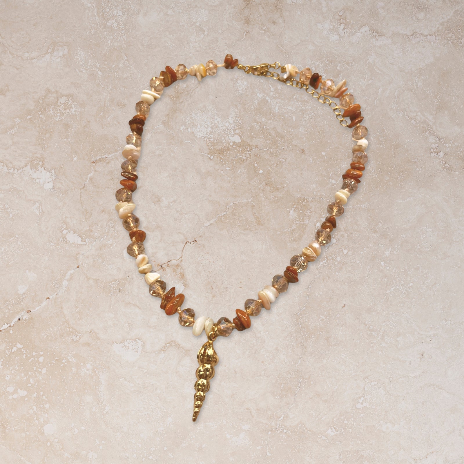 Ocean Kissed Heart Necklace