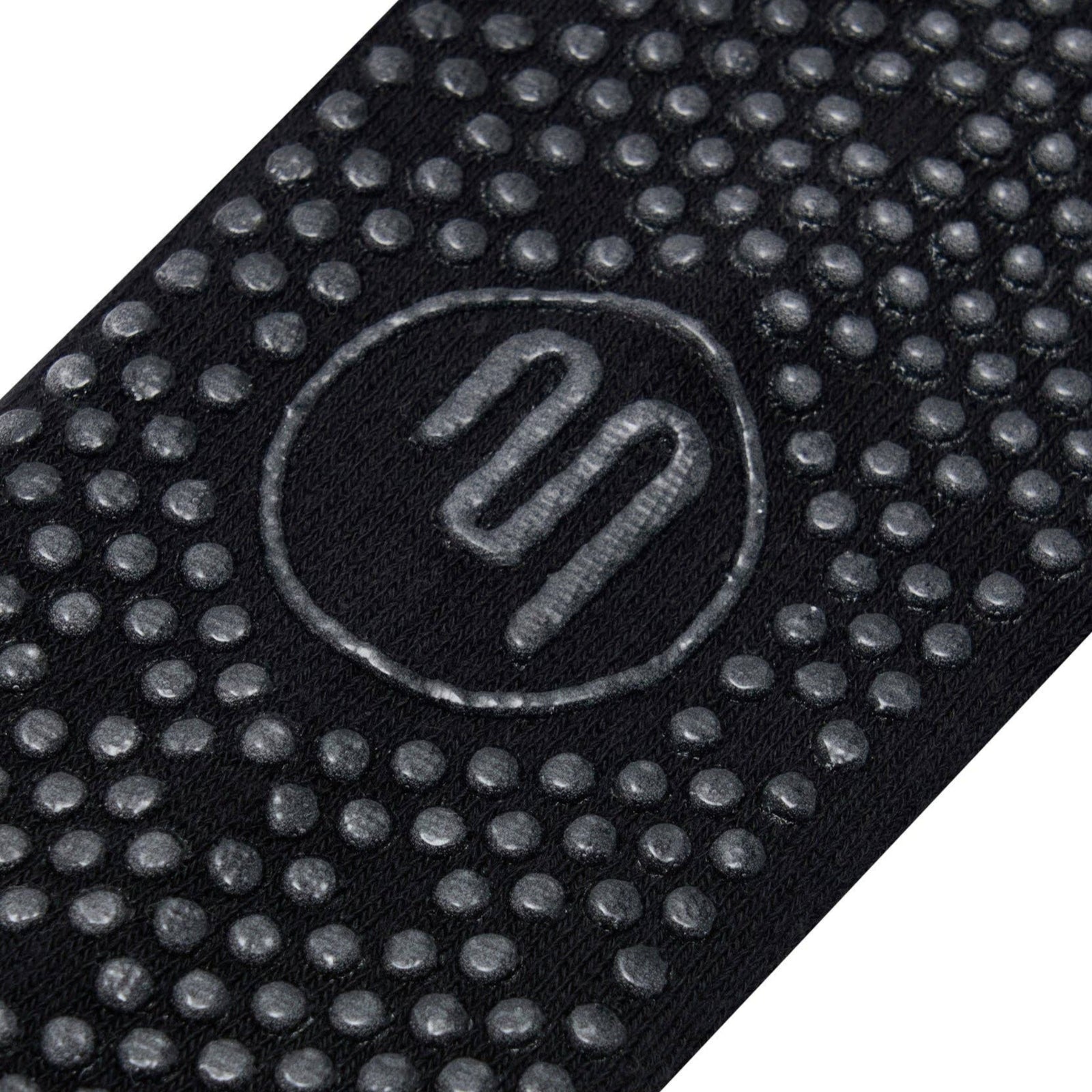 Crew Non Slip Grip Socks - 100 Club Black & Silver