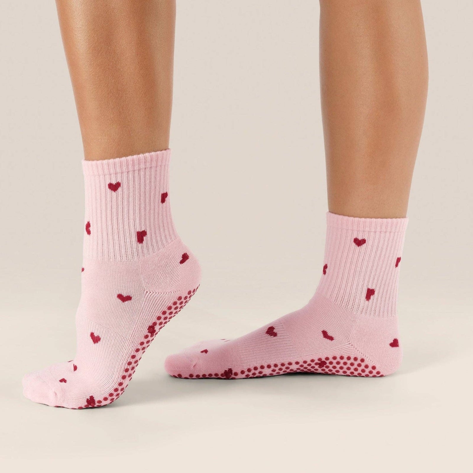 Crew Grip Socks Love Me Pink