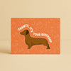 Greeting Card Shawty, It&#39;s Your Birthday Dachshund