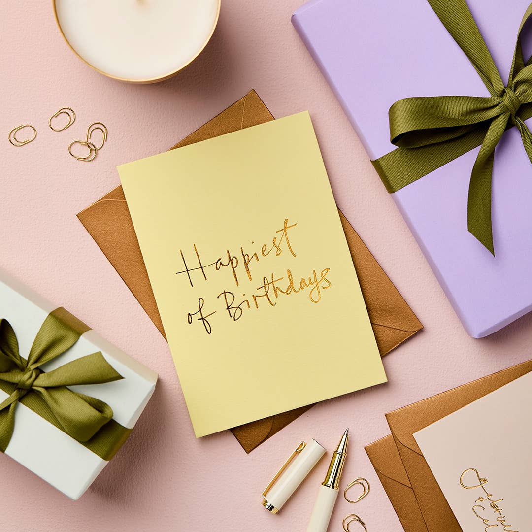 Greeting Card Happiest of Birthdays