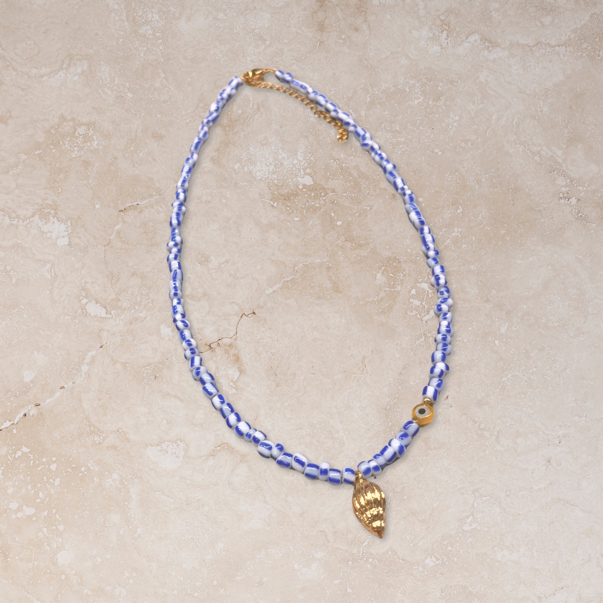 Blue Lagoon Shell Necklace