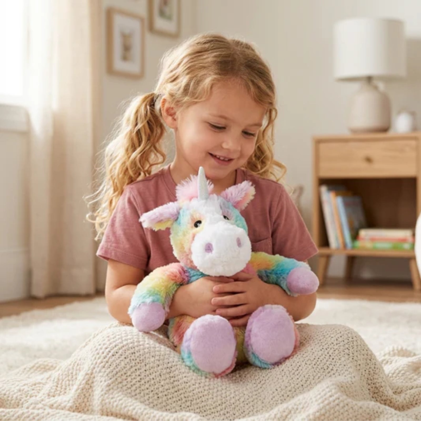 Warmies Rainbow Unicorn Plush Heatpack
