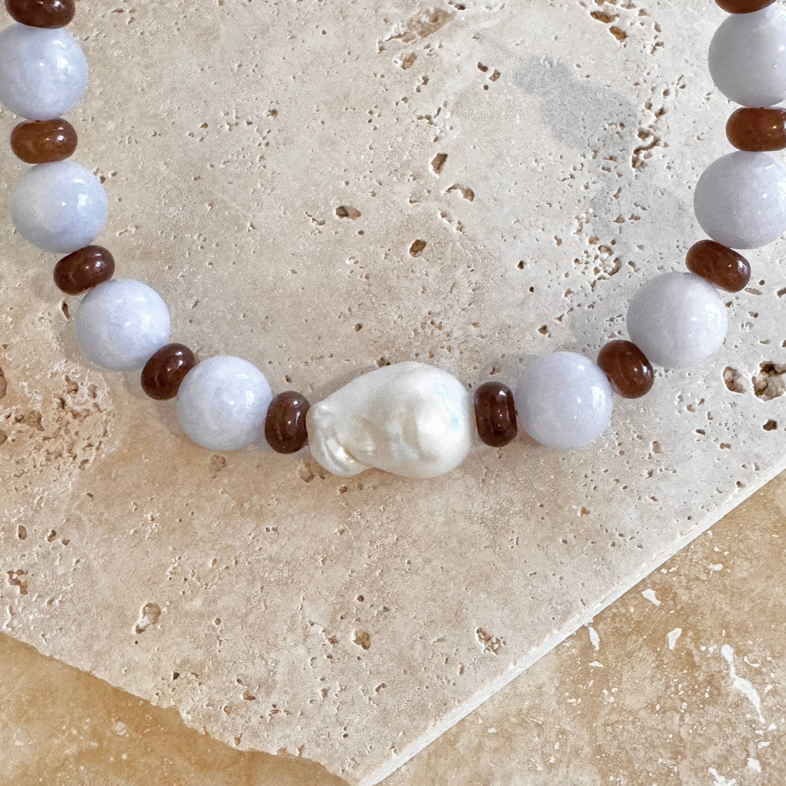 Wilma Baroque Pearl Necklace Selah