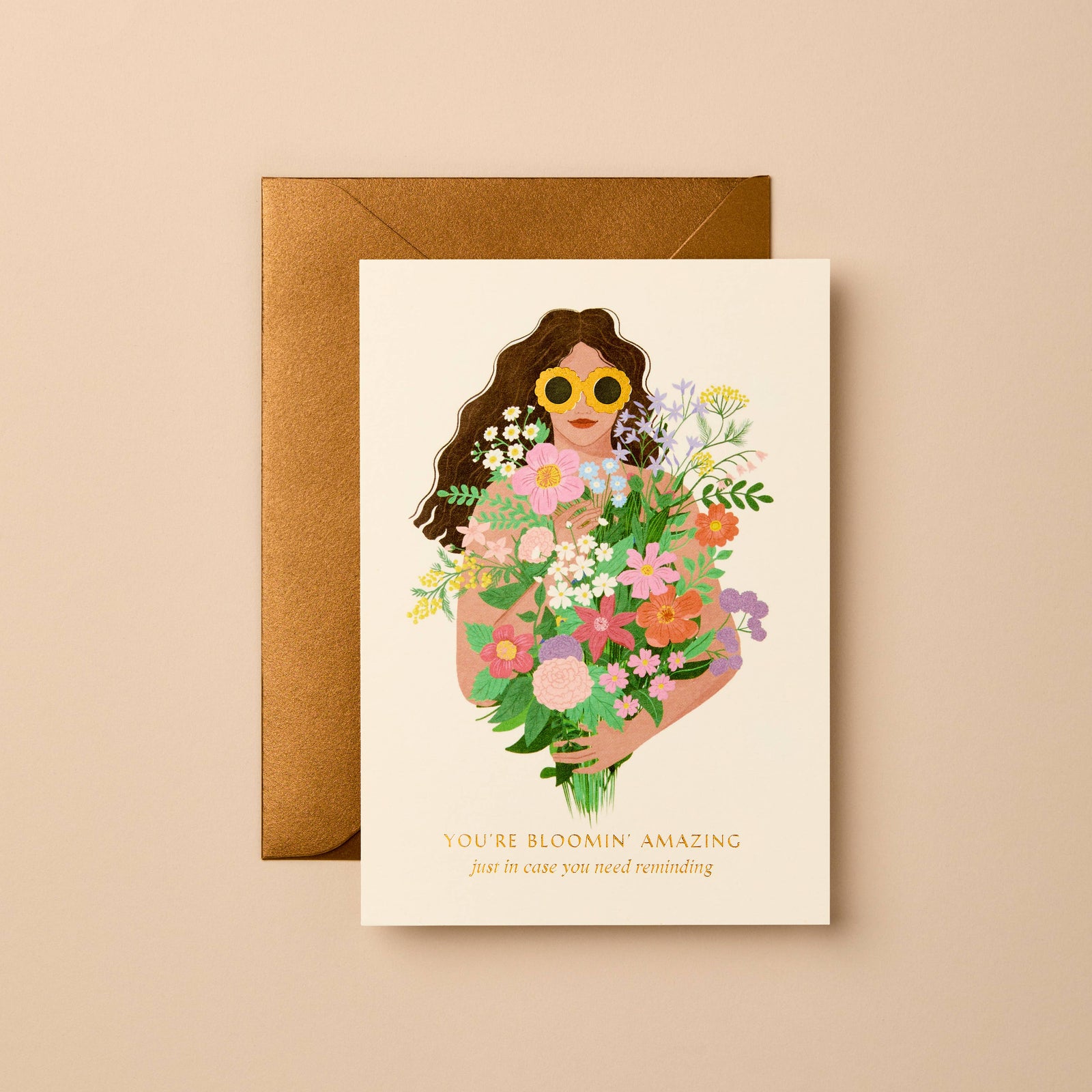 Greeting Card You're Bloomin' Amazing