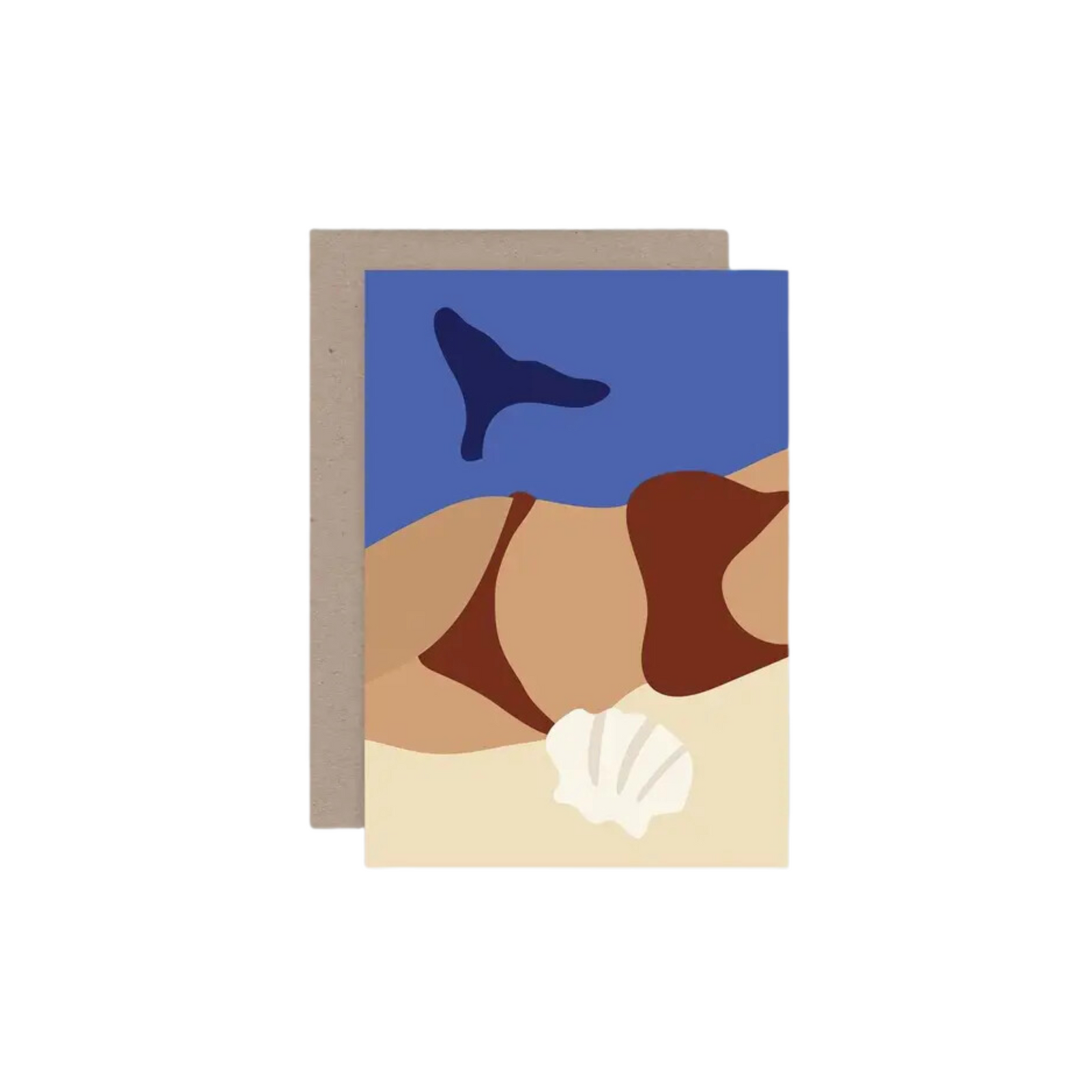 Greeting Card Basking