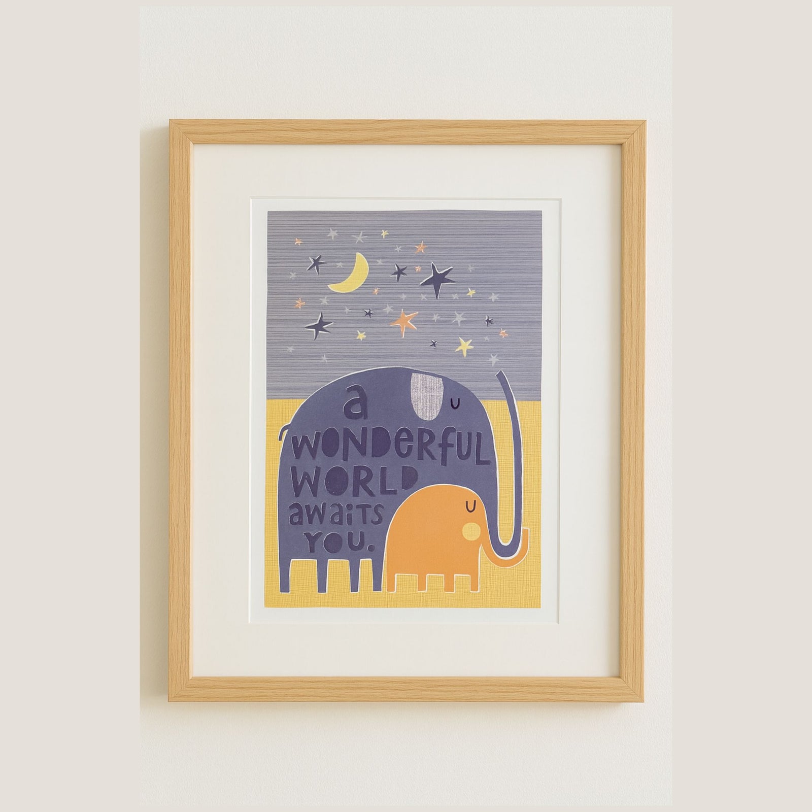 A Wonderful World Awaits You Framed Print