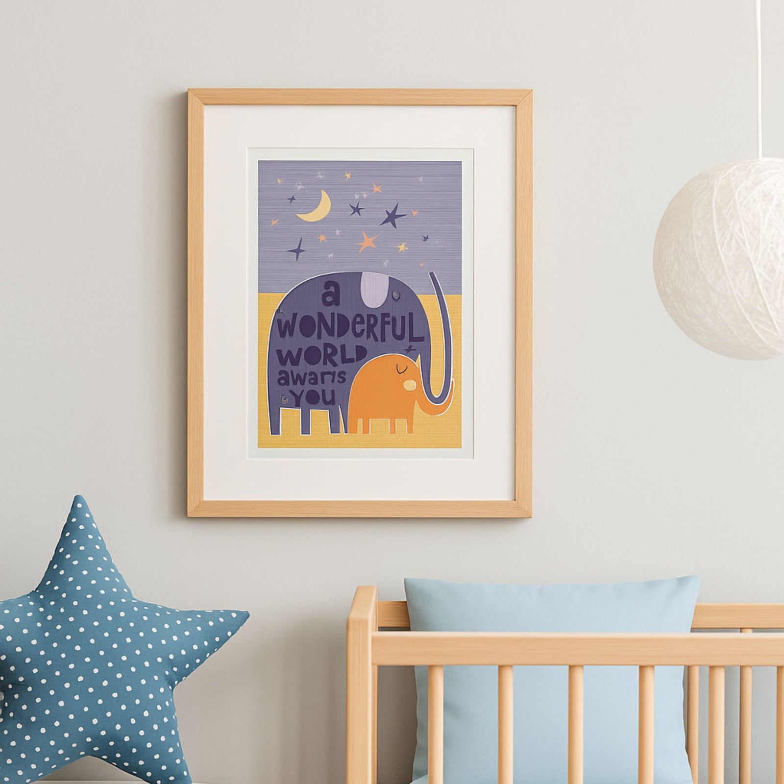 A Wonderful World Awaits You Framed Print