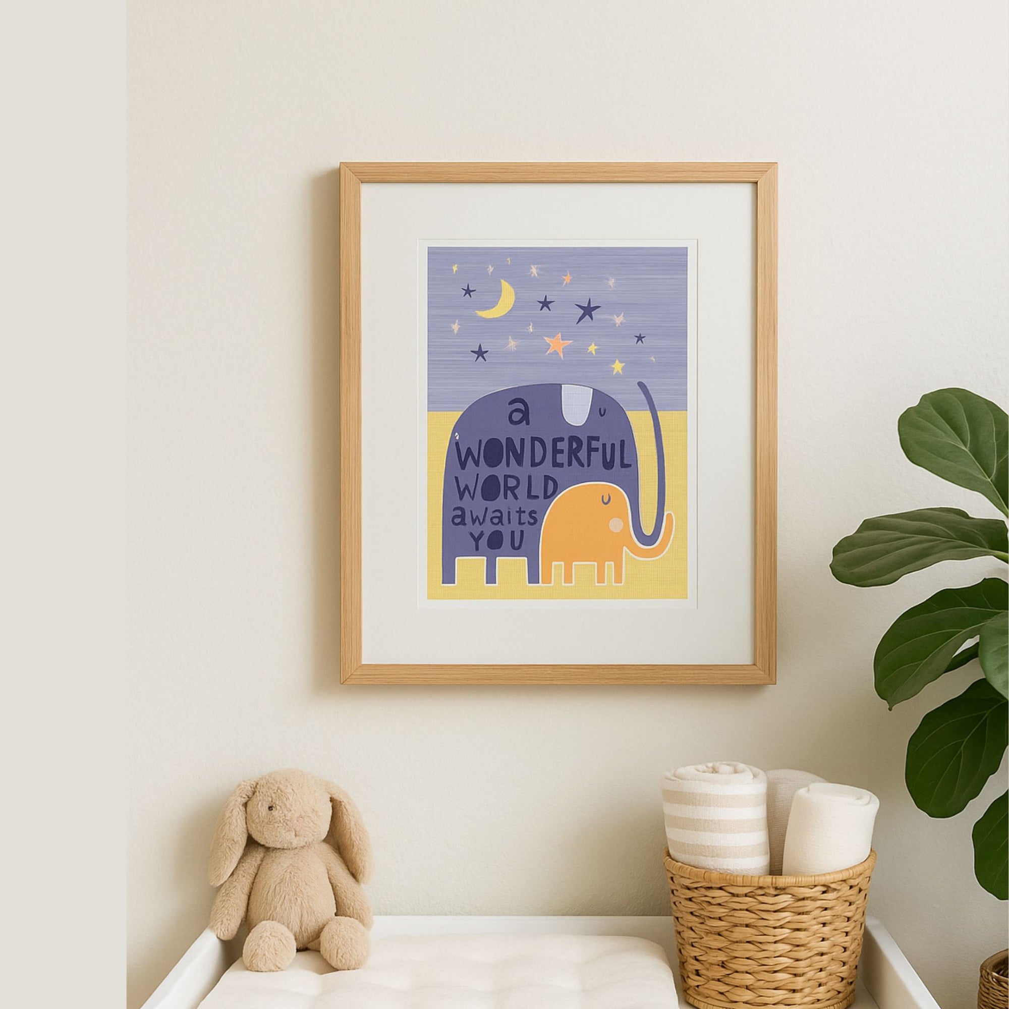 A Wonderful World Awaits You Framed Print