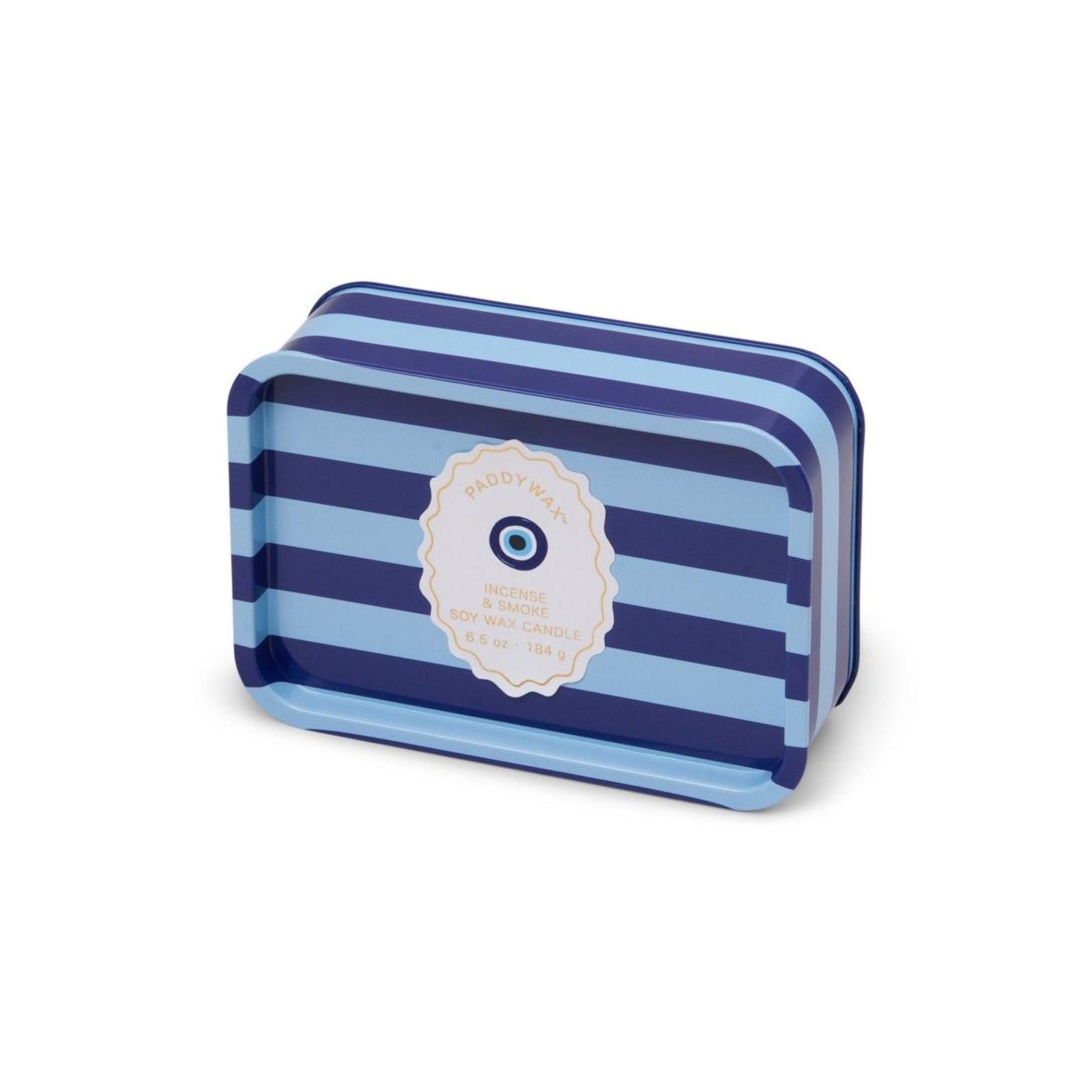 Adopo Eye Printed Tin Candle - Incense & Smoke