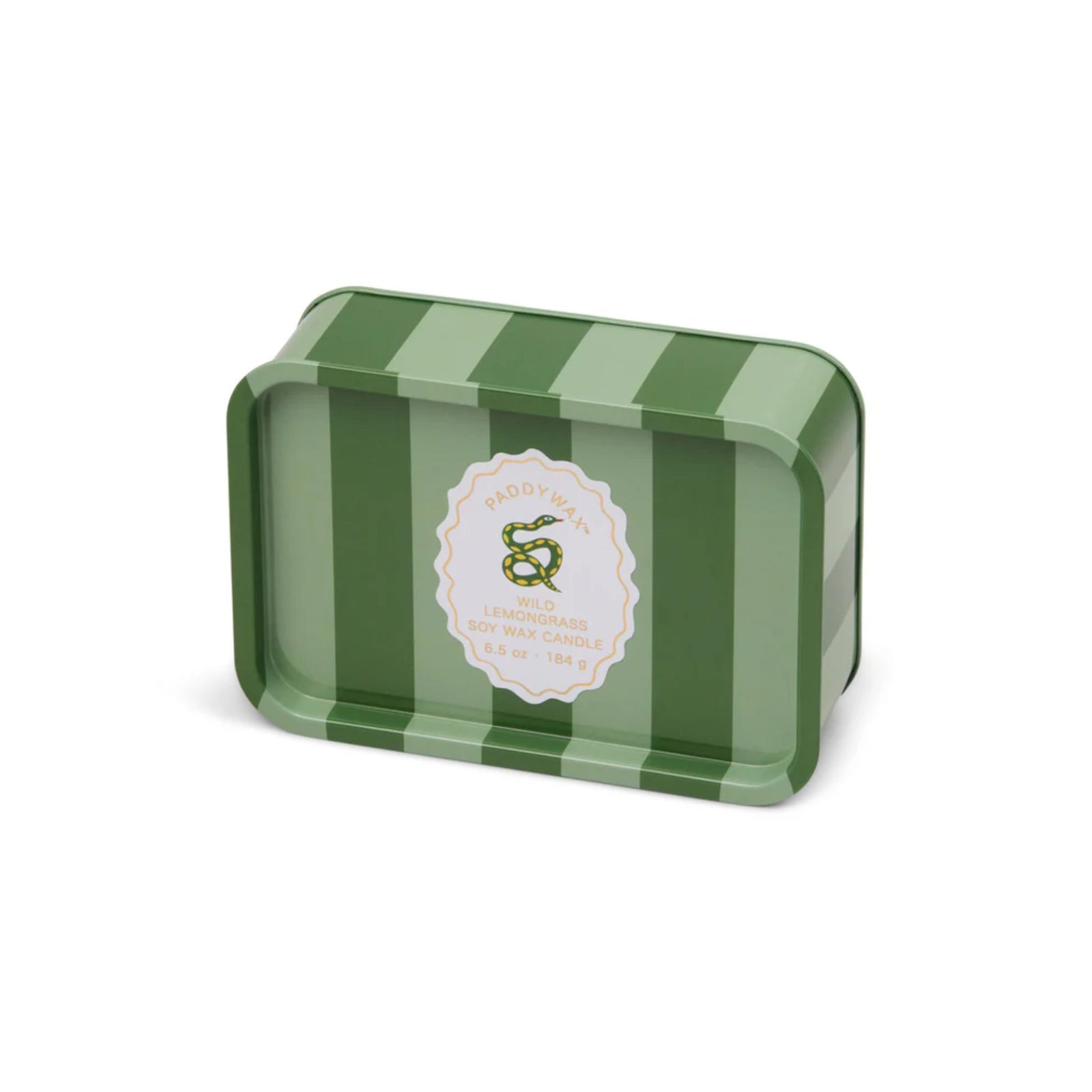 Adopo Snake Printed Tin Candle - Wild Lemongrass