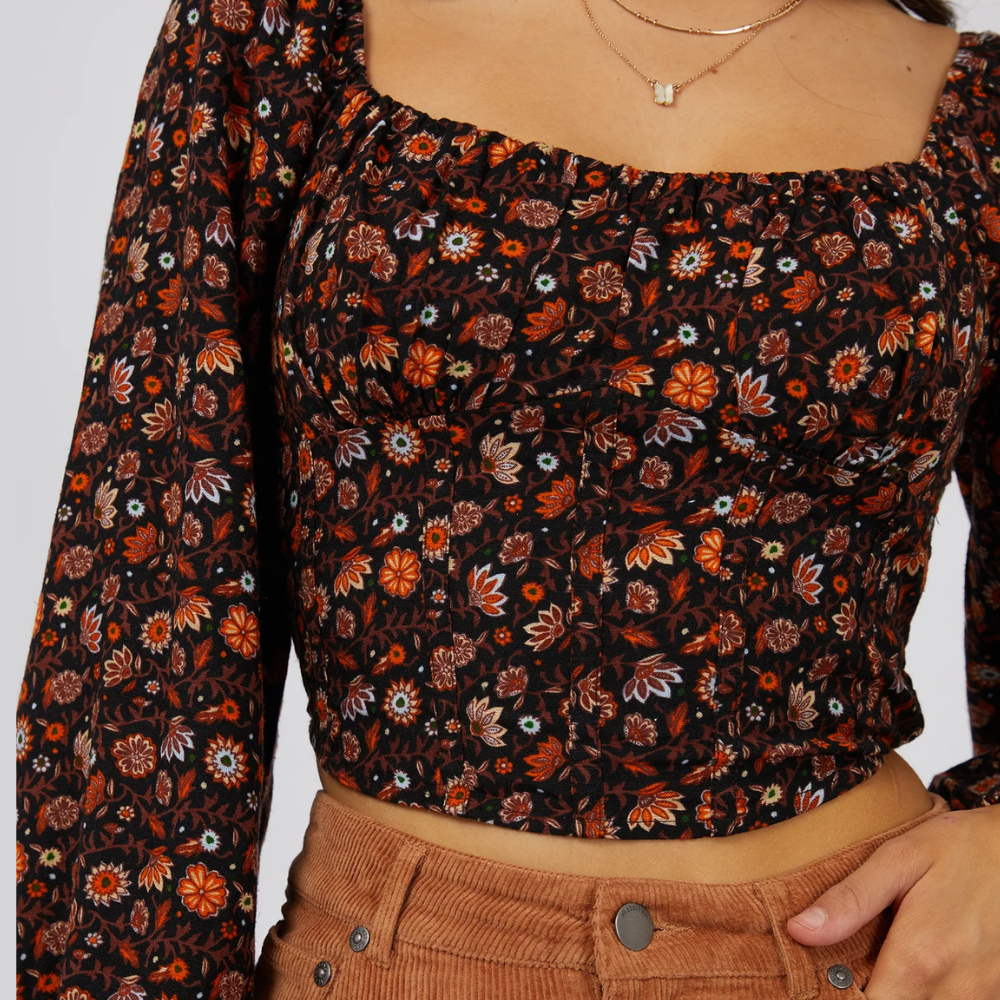 Luna Floral Top