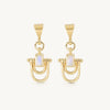 Allegra Moonstone Gold Earrings