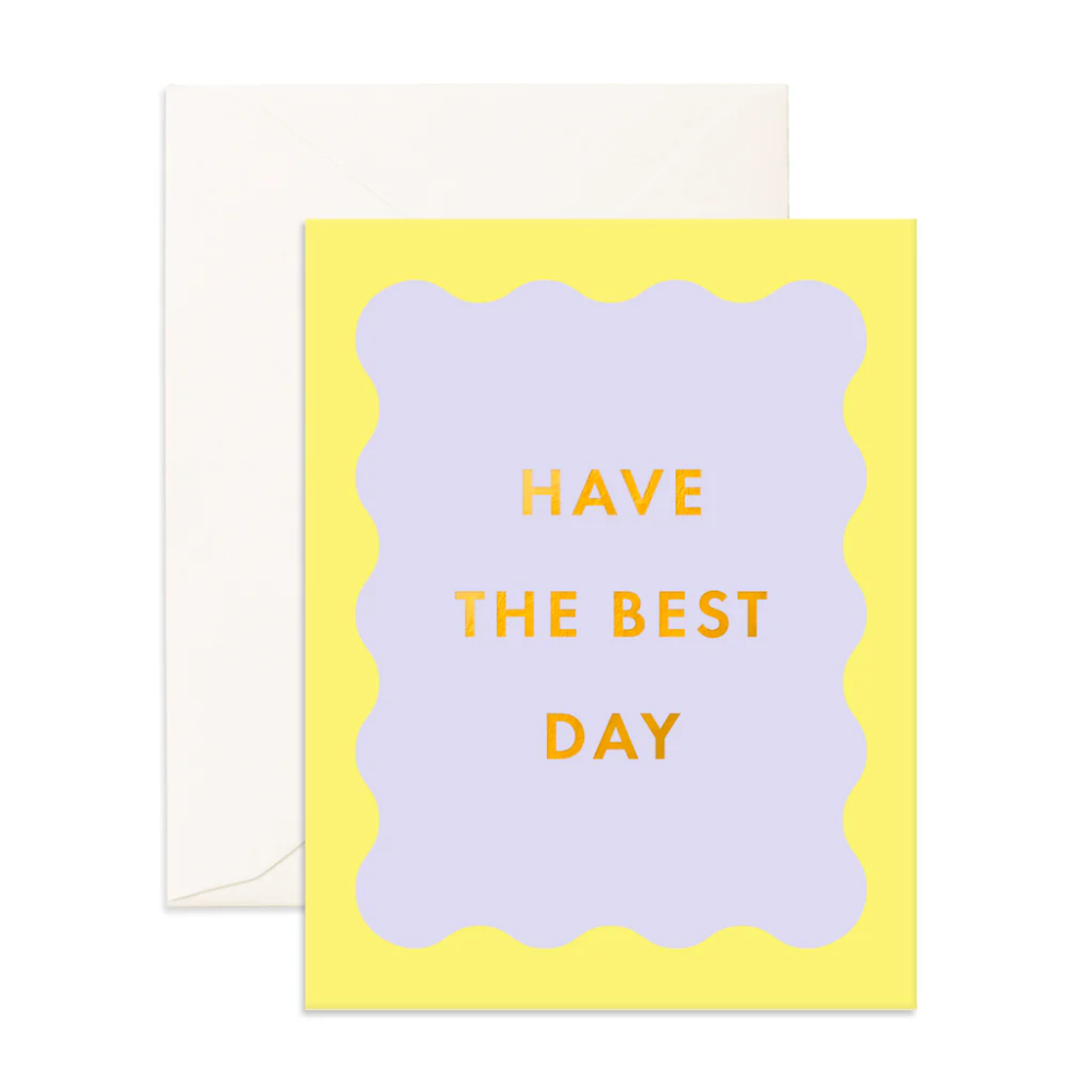 Greeting Card Best Day Wiggle Frame