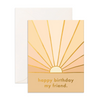 Greeting Card Happy Birthday Sunbeam