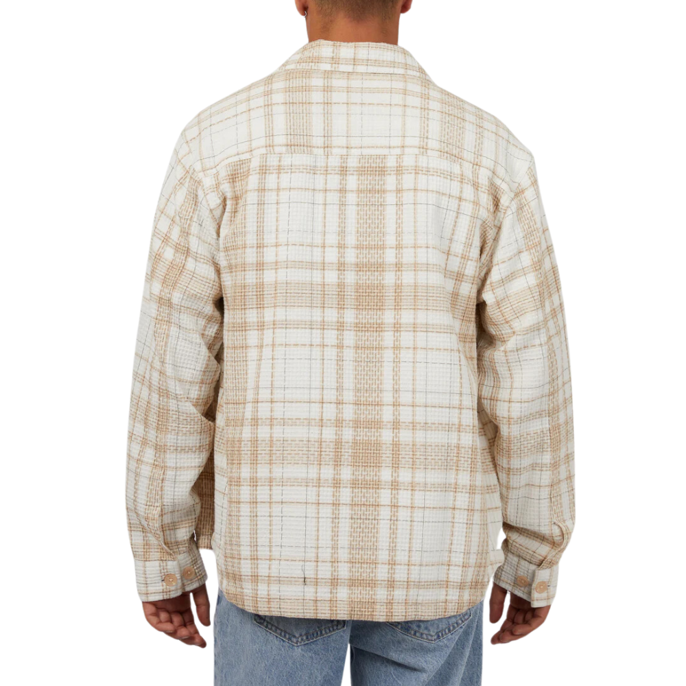 Check Seersucker Overshirt